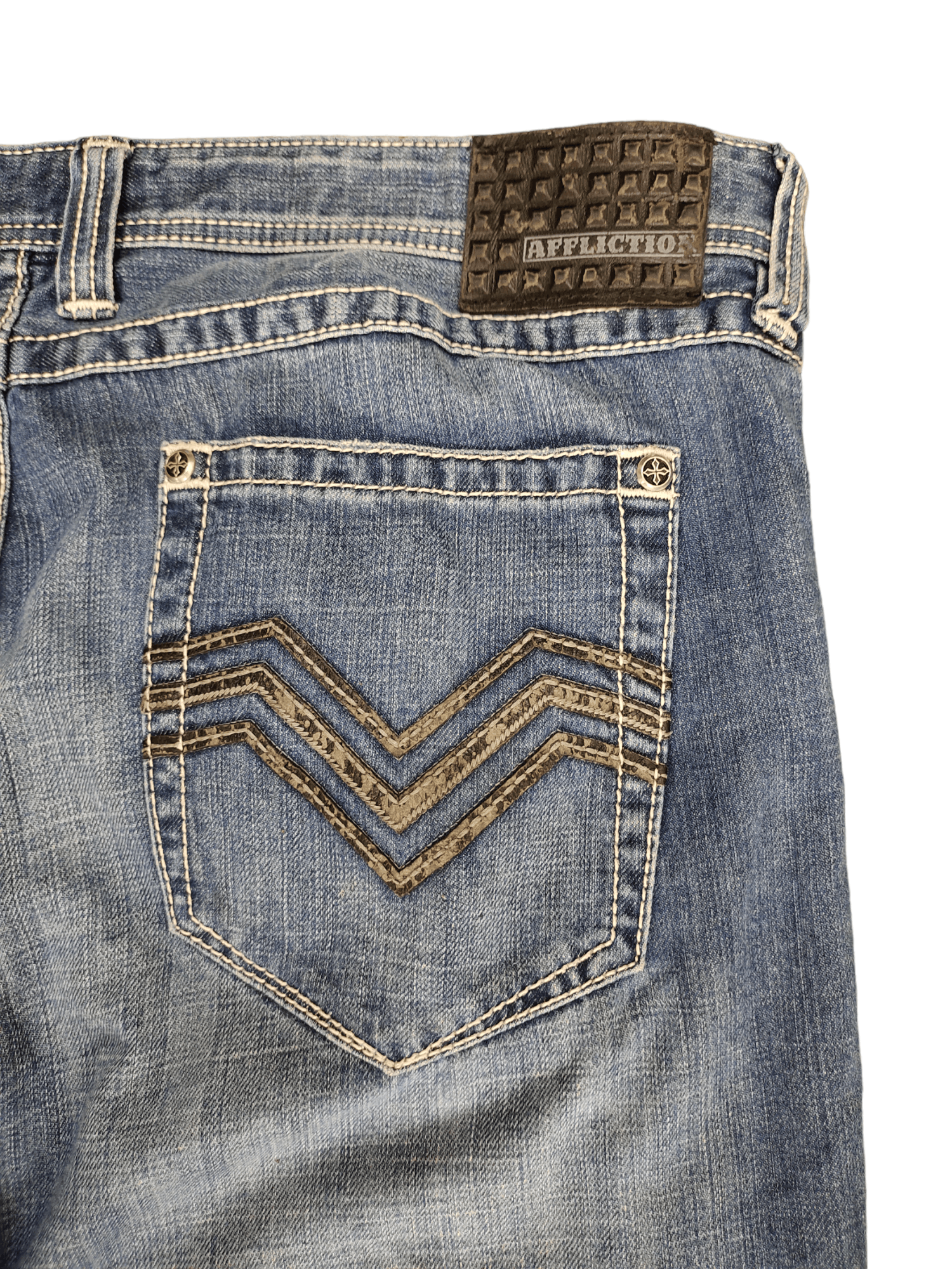 Affliction Affliction Ace Denim Jean Y2k Streetwear Affliction Style Size US 42 / EU 58 - 7 Thumbnail