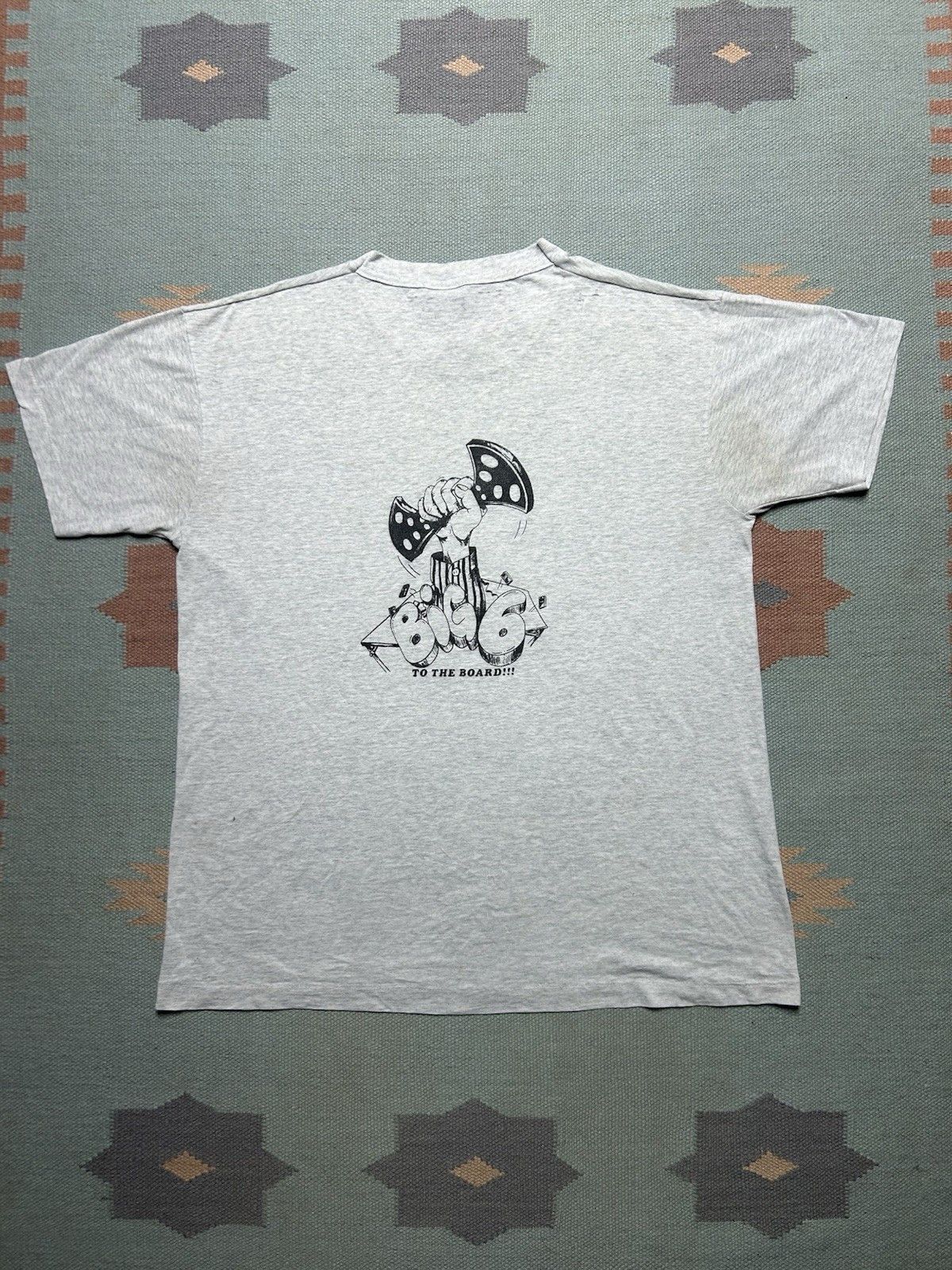 Vintage Vtg 90s t shirt front row productions distress paper thin XL Size US XL / EU 56 / 4 - 1 Thumbnail