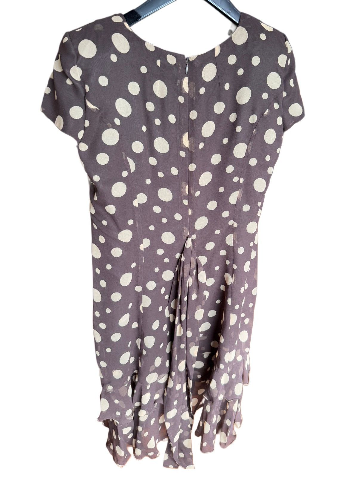 Vintage Pinuccia Botondi Polka Dot Dress Rare 1990s Italian Design Size L / US 10 / IT 46 - 3 Thumbnail