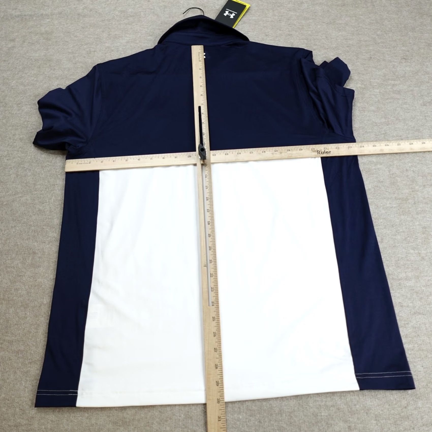 Under Armour Under Armour Polo Shirt XL Blue Colorblock UPF 50 Nittany Lions Mens Size US XL / EU 56 / 4 - 4 Thumbnail