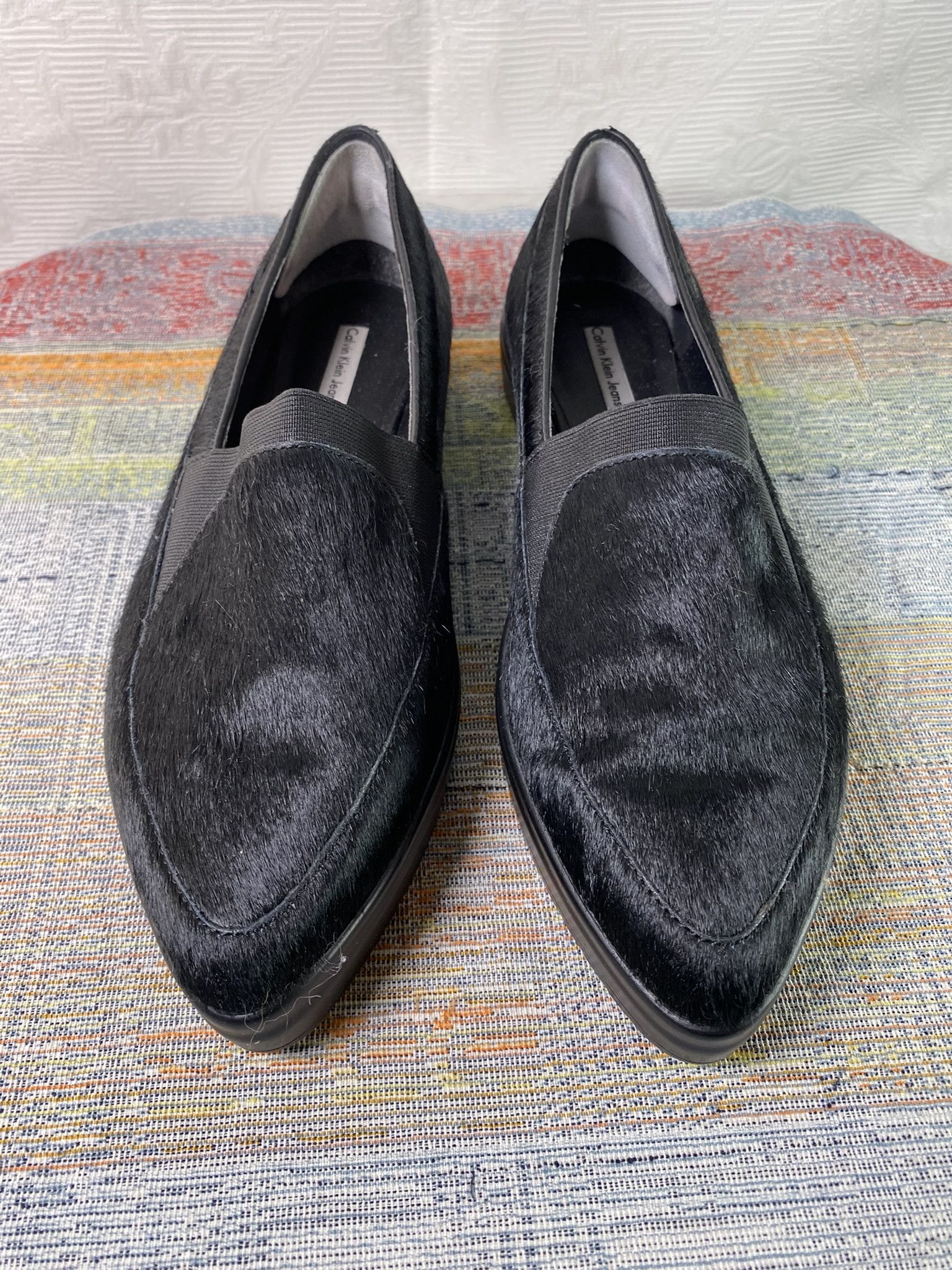 Calvin Klein Calvin Klein Loafers Black Slip-on Shoes EU 38 US 7.5 Luxury Size US 7.5 / IT 37.5 - 1 Thumbnail