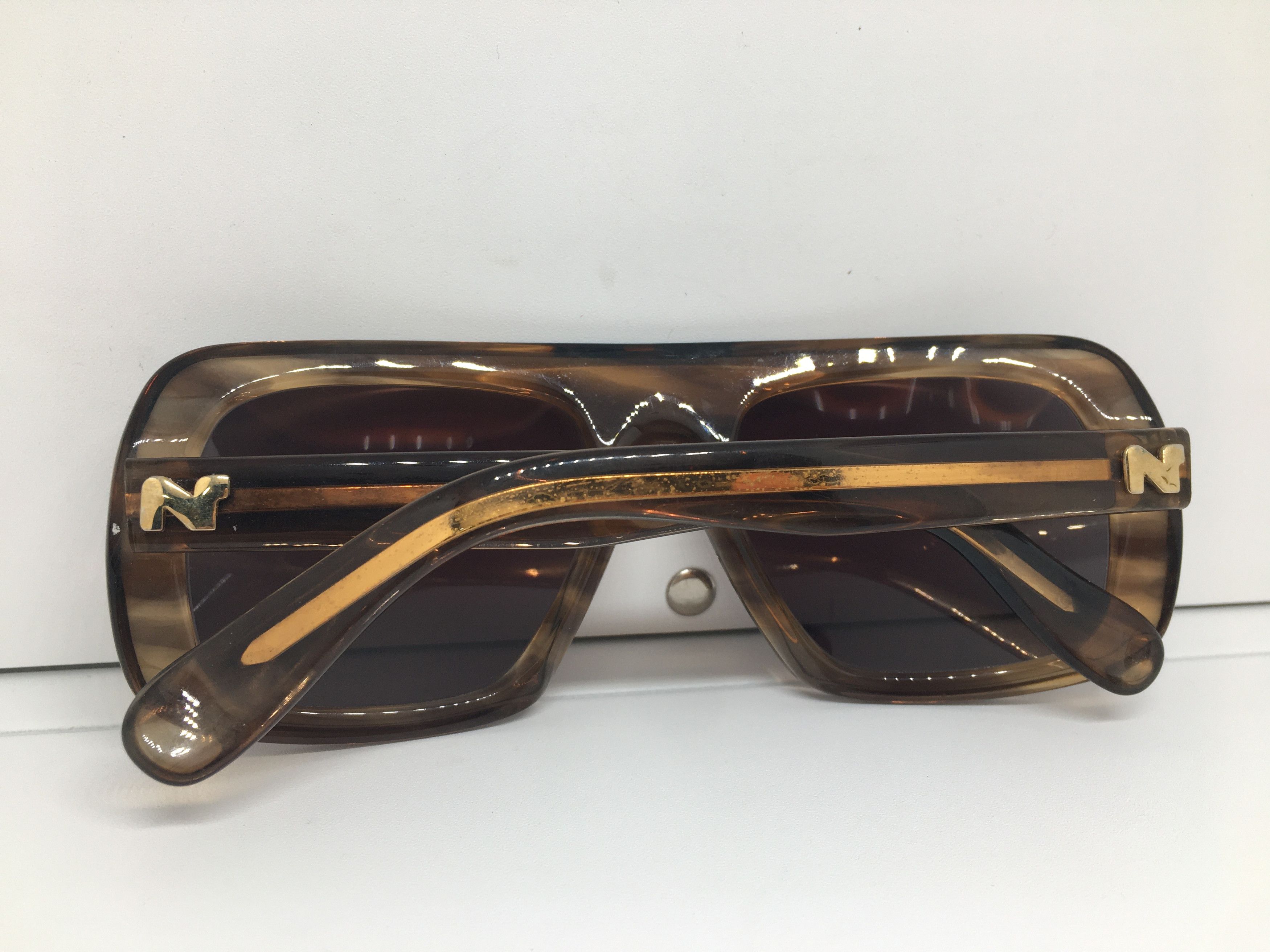 Vintage Vintage NINARICCI Paris NR0112 Avitor Sunglasses Frame Size ONE SIZE - 9 Thumbnail