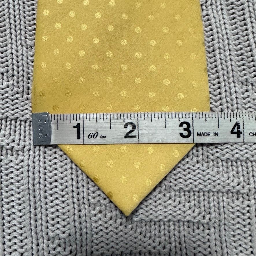 Cerruti 1881 Cerruti 1881 yellow monotone polkadot silk tie Size ONE SIZE - 5 Thumbnail