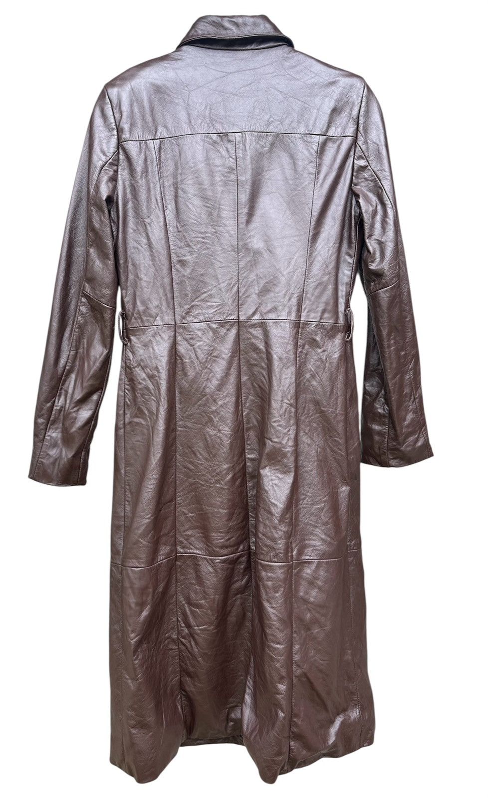 Sisley Sisley Genuine Leather Long Coat Size US S / EU 44-46 / 1 - 4 Thumbnail