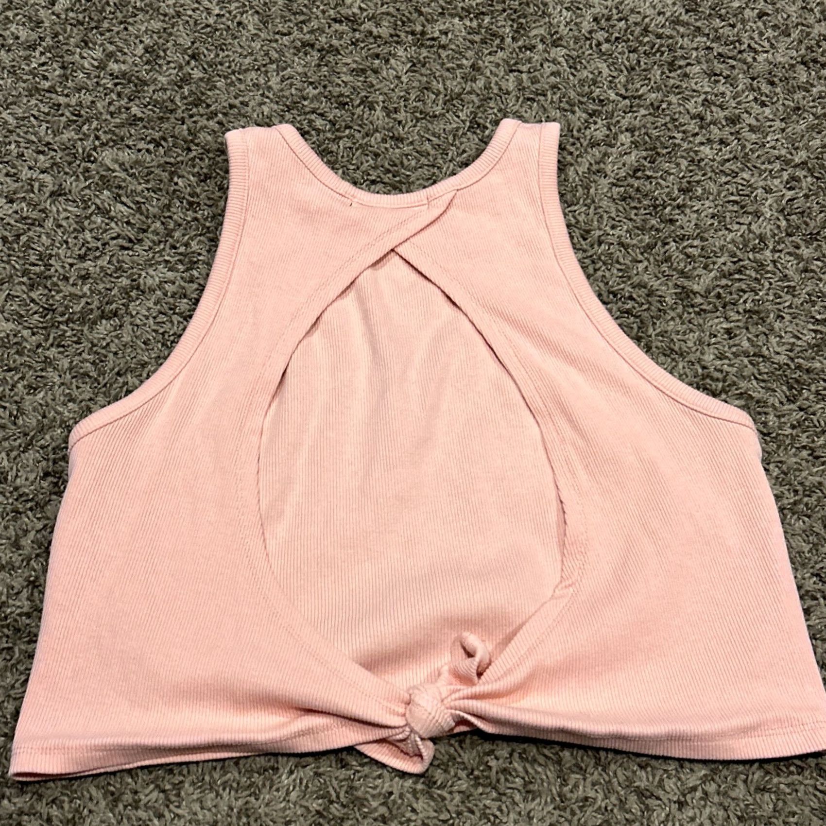 Forever 21 Forever 21 Women’s M Cotton Blend Crop Tank Ribbed B22 Tank Cropped Sleeveless Crew Neck Multicolor Cotton Blend Size M / US 6-8 / IT 42-44 - 3 Thumbnail