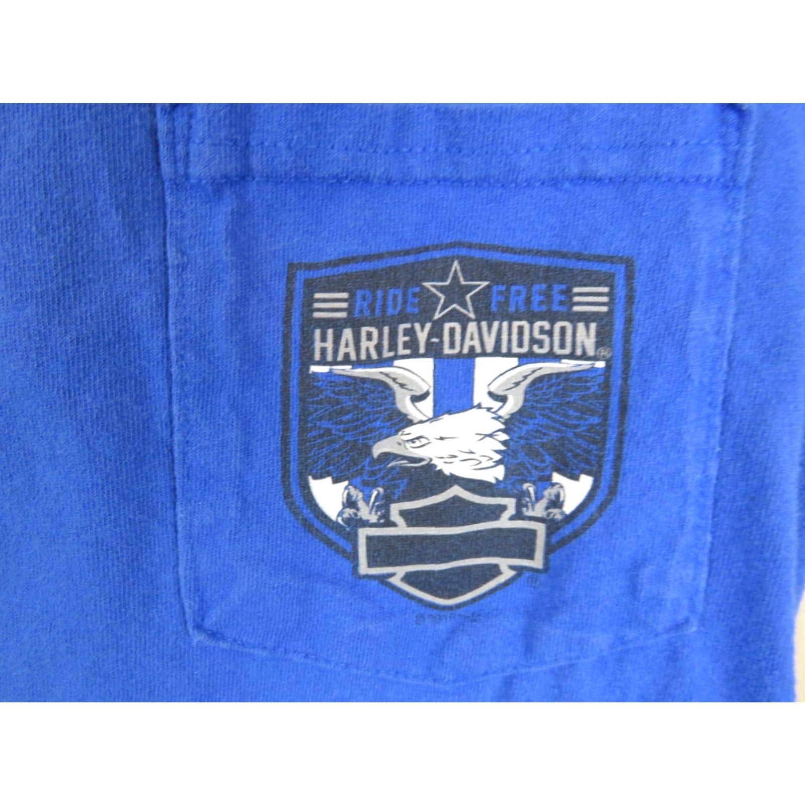Harley Davidson Harley-Davidson T-Shirt VTG Legends on Blue Las Vegas Nevada Logo Graphic Print Shirt Adult S Multicolor Long Sleeve Regular Men Size US S / EU 44-46 / 1 - 4 Thumbnail