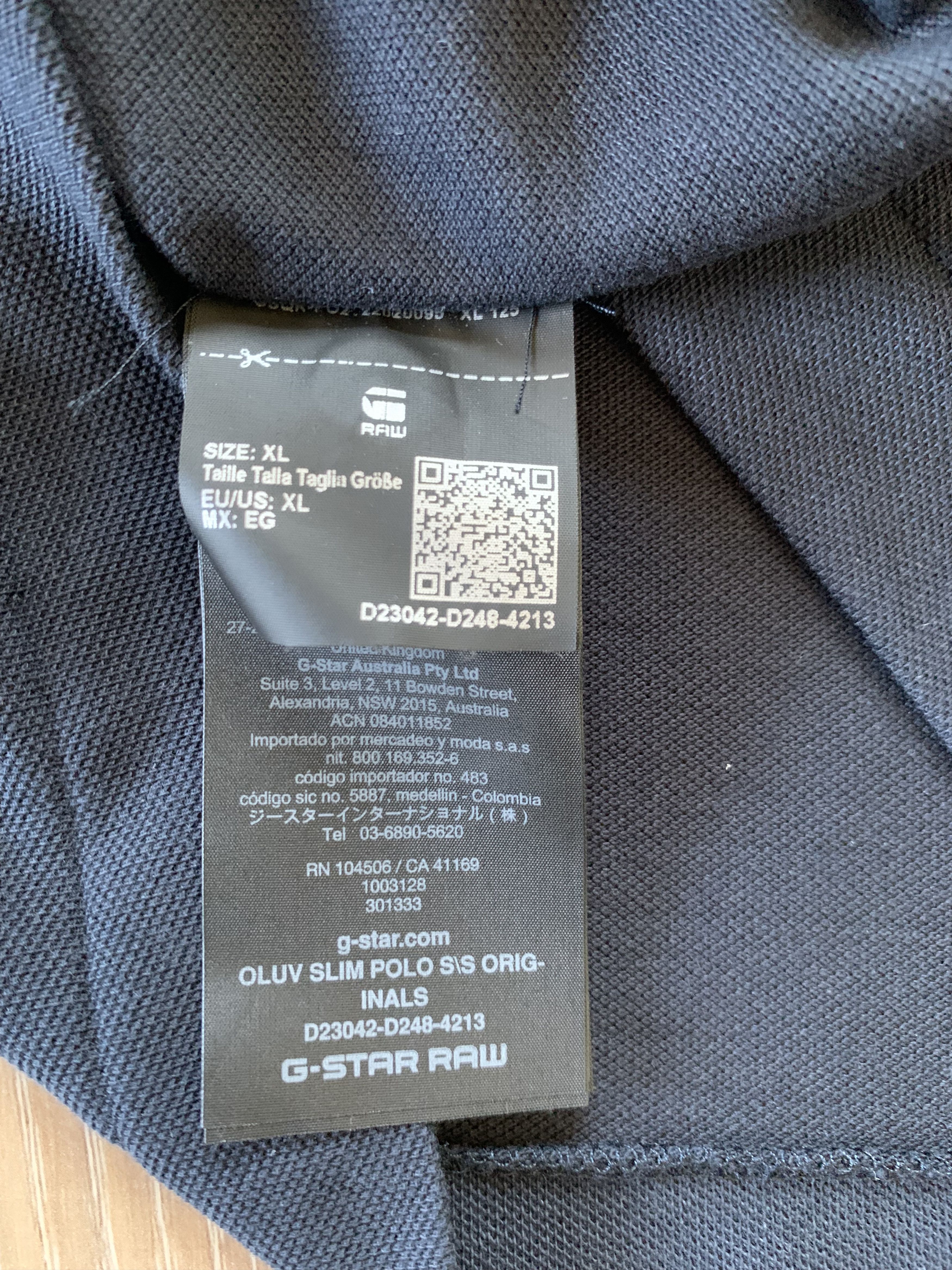 G-Star G Star Raw Basic Cotton Polo T Shirt Size US XL / EU 56 / 4 - 6 Thumbnail