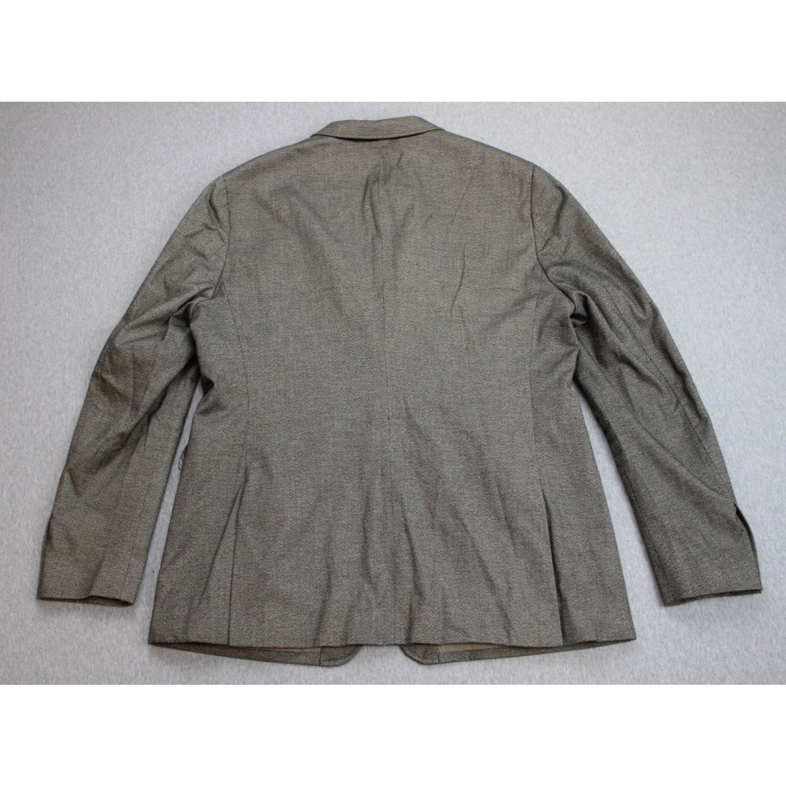 Banana Republic Banana Republic Blazer Mens 48L Brown Cotton Heritage Collec Size 48L - 3 Thumbnail