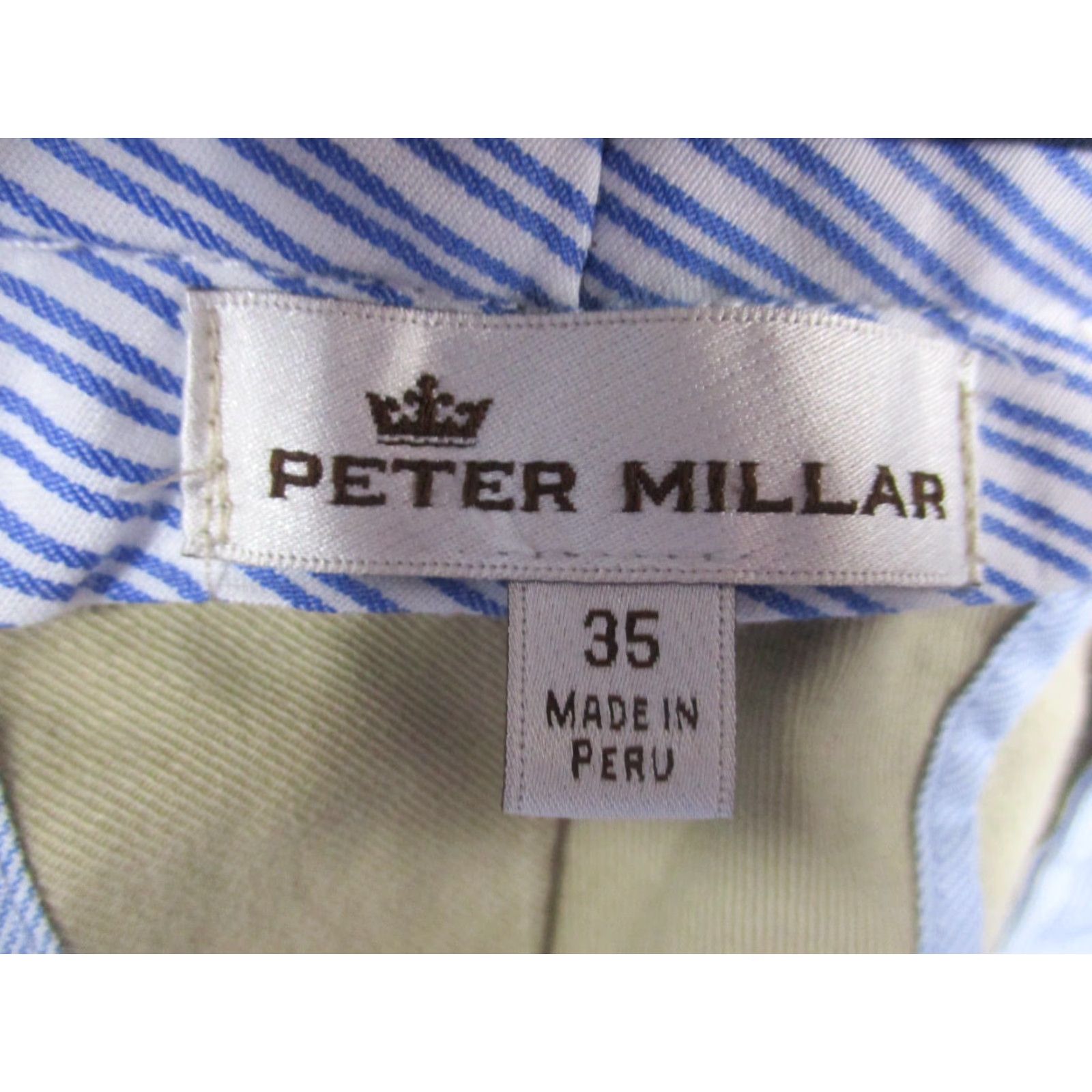 Peter Millar Peter Millar Pants 35 Chino Beige Straight Golf Men Size US 35 - 6 Thumbnail