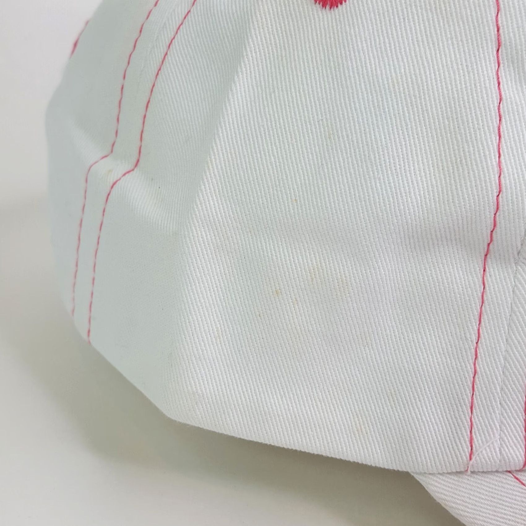 Pinko VINTAGE Precept Golf Women's Adjustable PGA Sports Snapback Hat Baseball Cap White Pink Size ONE SIZE - 6 Thumbnail