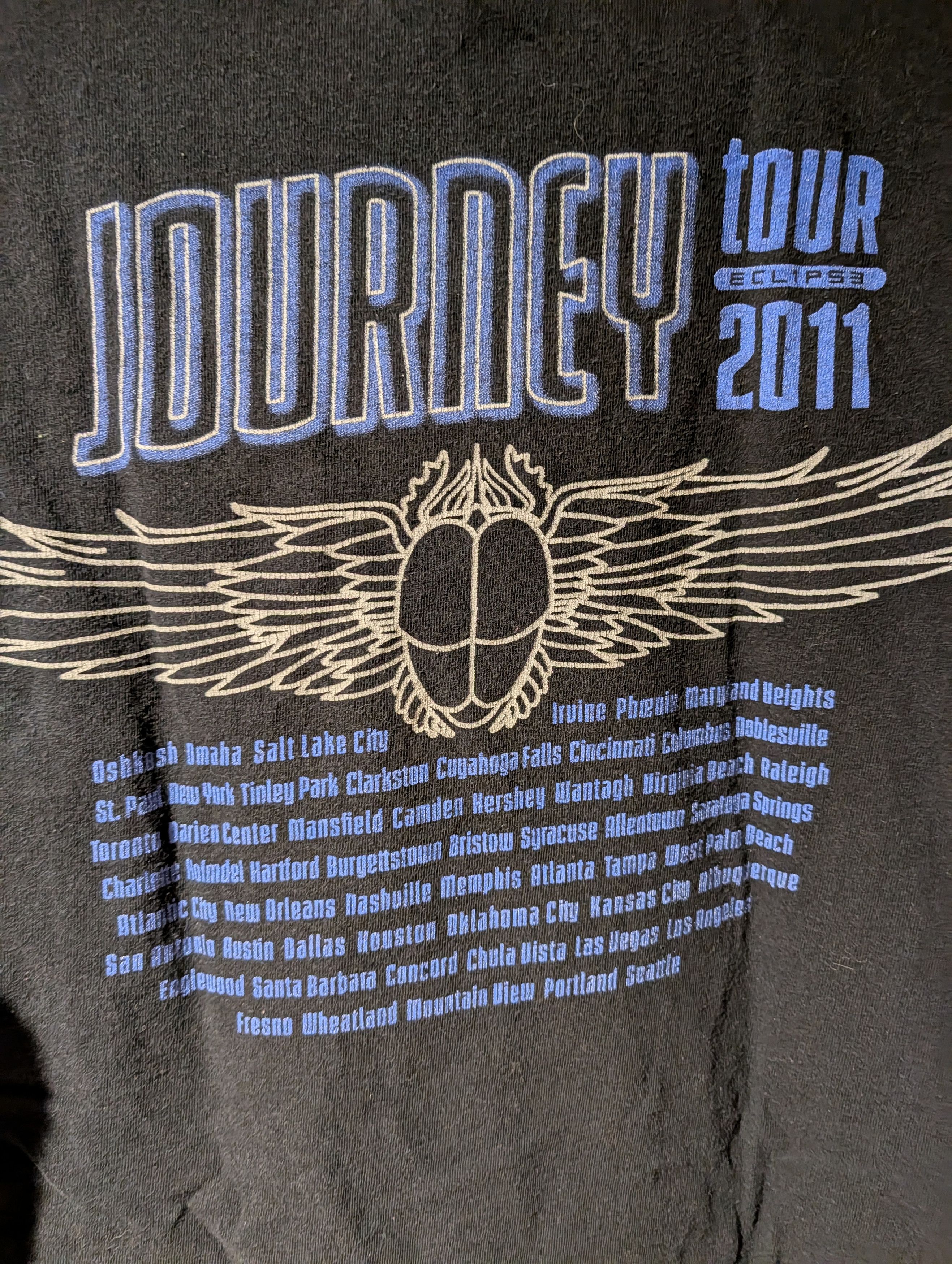 Band Tees Journeys T-Shirt Tour 2011 Band Promo Logo Graphic Size US M / EU 48-50 / 2 - 5 Thumbnail