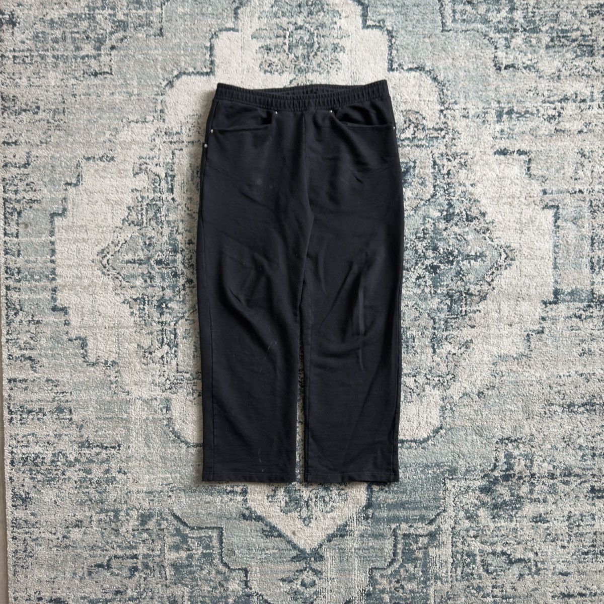 Designer × Japanese Brand Japanese Designer Baggy Black Sweats Size US 34 / EU 50 - 1 Thumbnail
