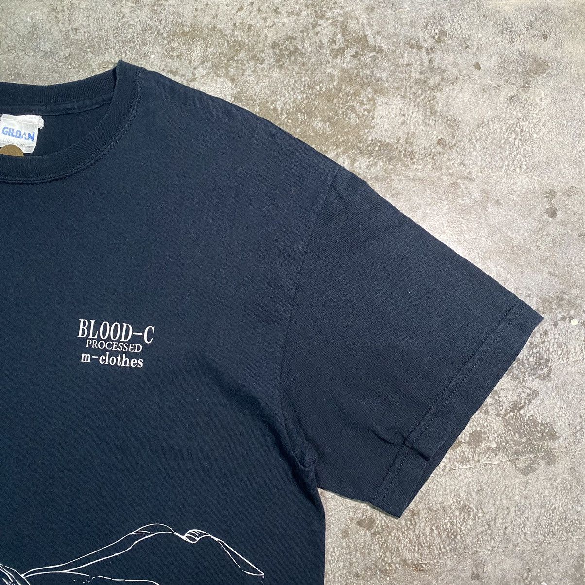 Anime × Vintage VINTAGE Y2K BLOOD-C THE LAST DARK ANIME T SHIRT Size US M / EU 48-50 / 2 - 7 Thumbnail