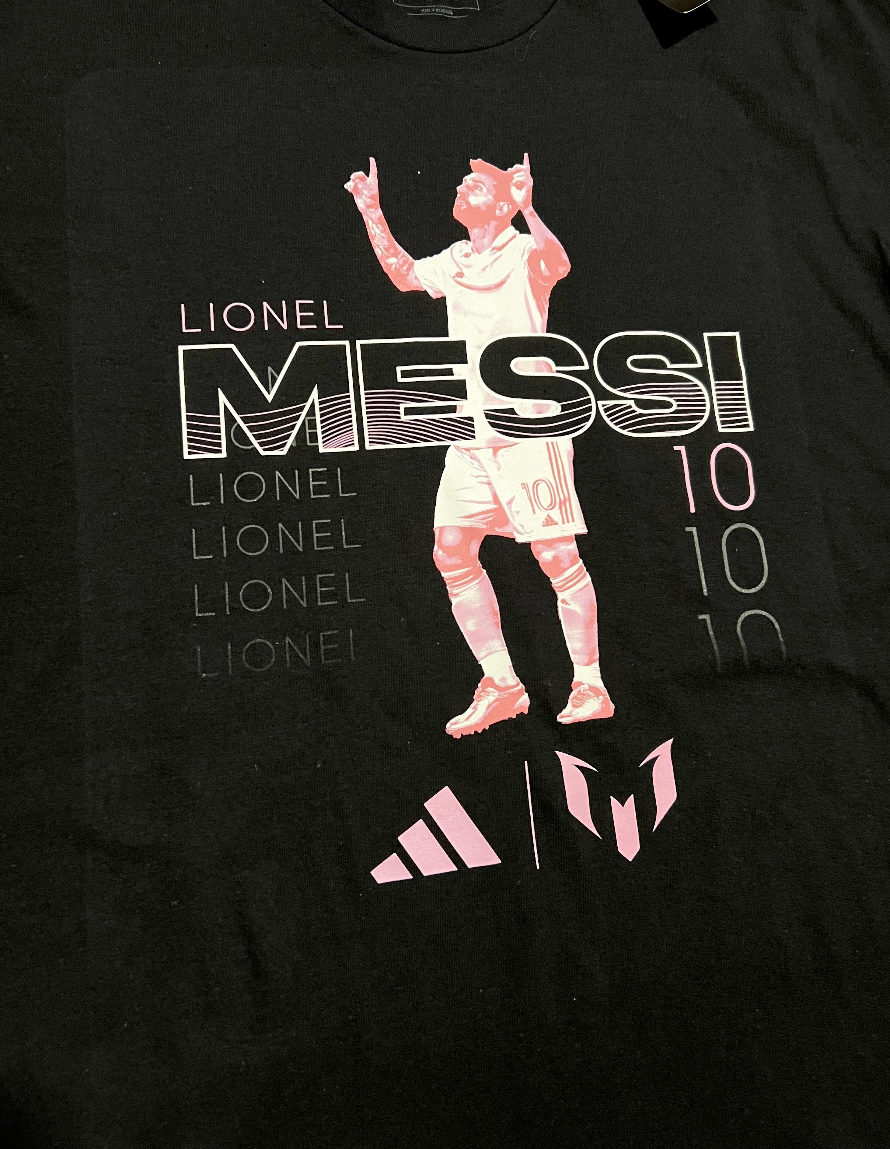 Adidas Lionel Messi Inter Miami Adidas Soccer Graphic T-Shirt Size US XL / EU 56 / 4 - 2 Thumbnail