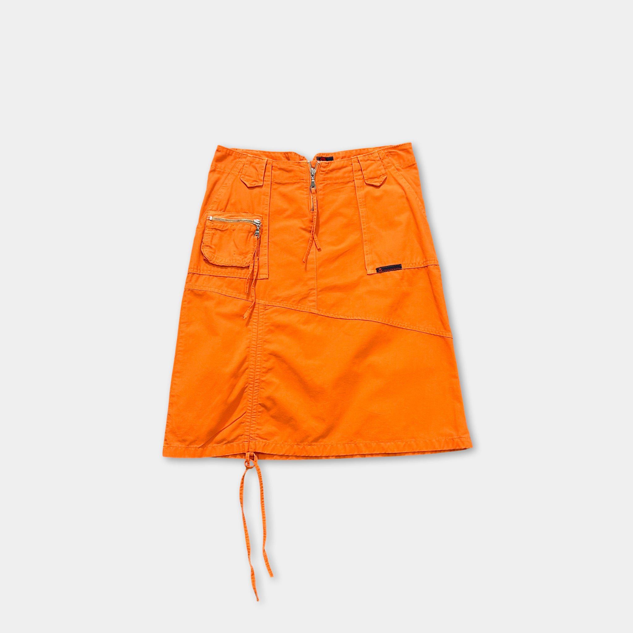 Dolce & Gabbana Dolce & Gabbana 2000s Cargo Orange Skirt Size 28" / US 6 / IT 42 - 1 Thumbnail