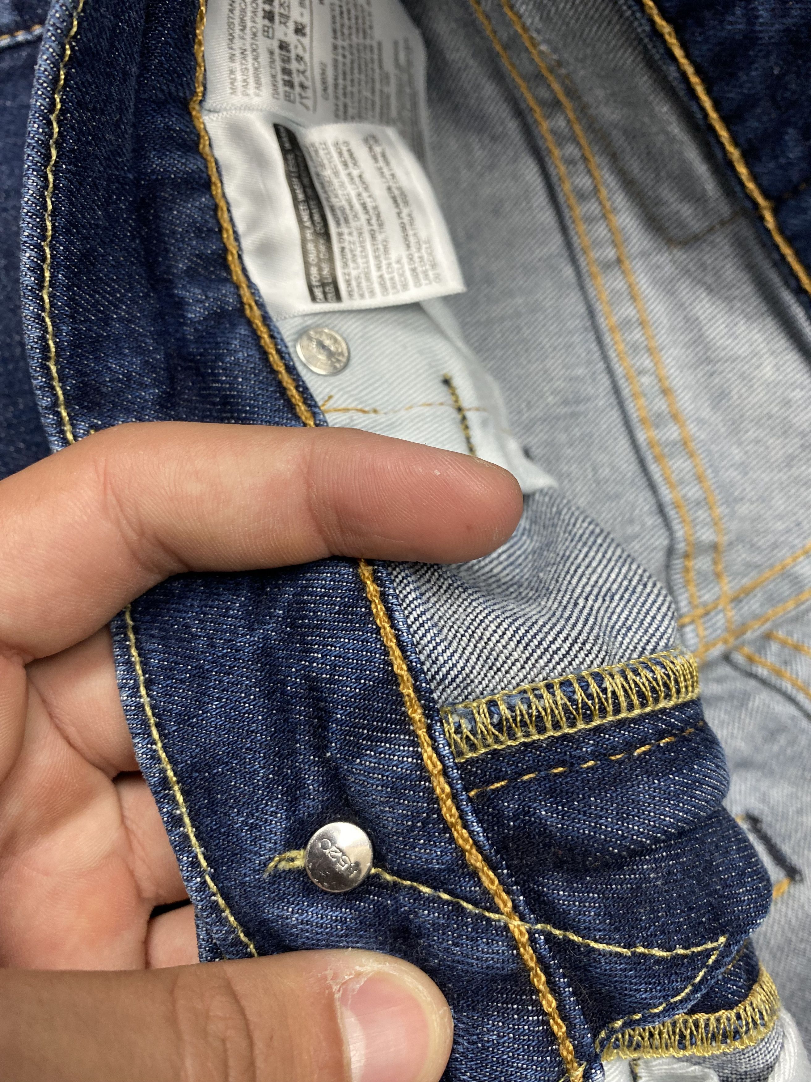 Levi's × Levi's Vintage Clothing Levis 511 Vintage Mens Denim Pants Y2K Jeans Size US 30 / EU 46 - 7 Thumbnail