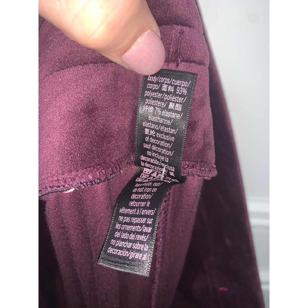 Victoria's Secret Victoria's Secret Women's XL Purple Velour Jogger Pants Size 36" / US 14 / IT 50 - 8 Thumbnail