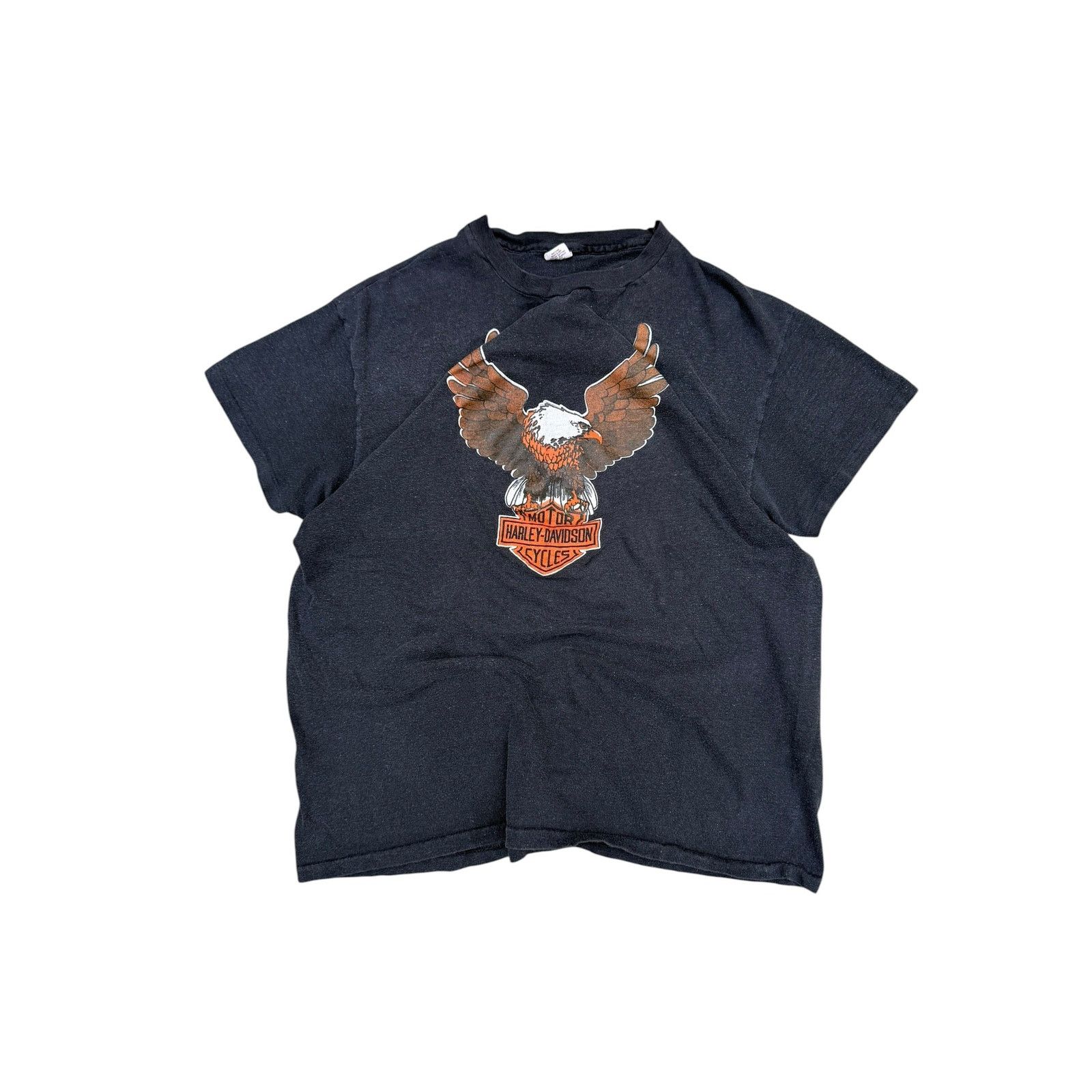 Harley Davidson 1970's Harley Davidson Eagle Logo Classic T-Shirt Size US L / EU 52-54 / 3 - 1 Thumbnail