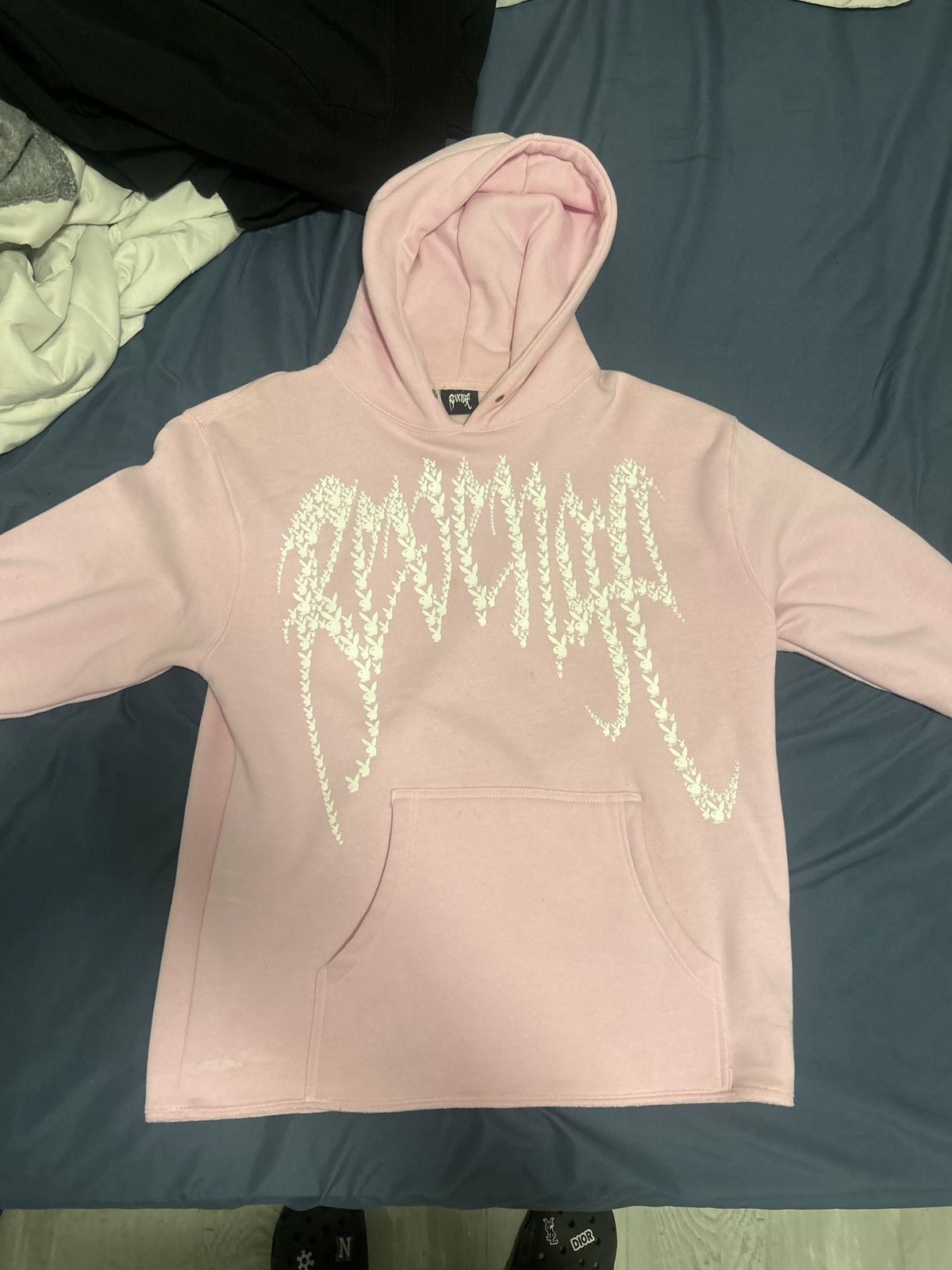 Revenge Revenge x Playboy Pink hoodie Size US M / EU 48-50 / 2 - 4 Thumbnail