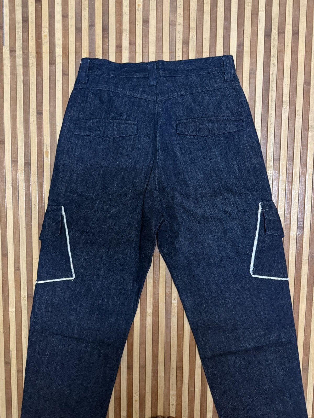Japanese Brand Japanese Brand Denim Cargo Pants / Streetwear / W31x32 Size US 31 - 5 Thumbnail