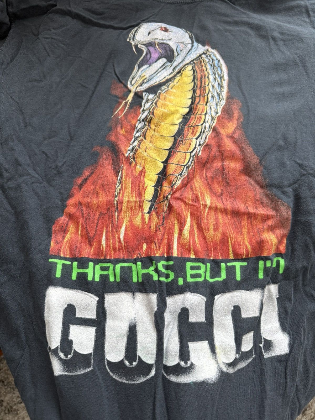 Market Secret club thanks I’m Gucci black shirt Size US XL / EU 56 / 4 - 2 Thumbnail