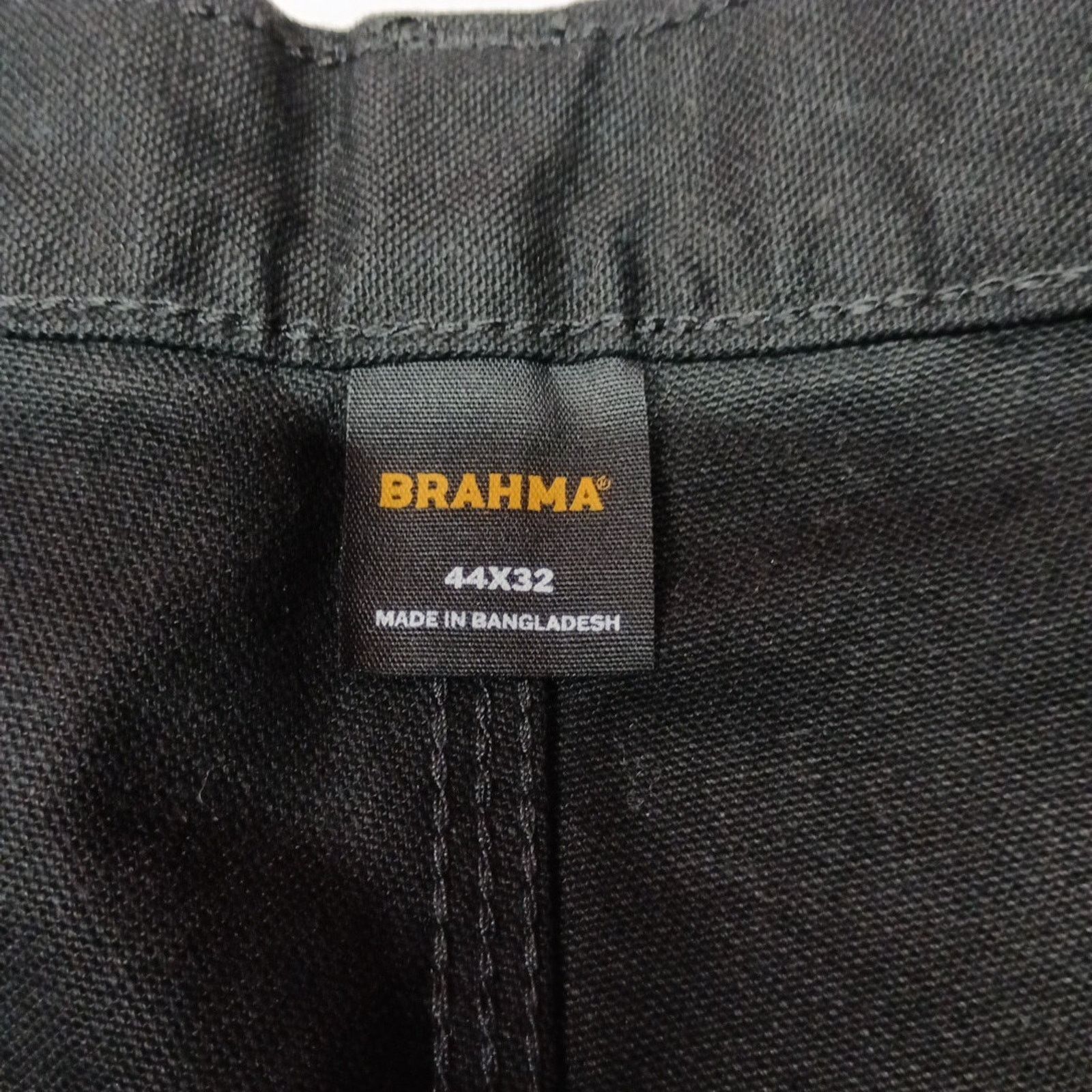 Other Brahma Work Carpenter Pants Men's Size 44x32 Black Relaxed Size US 44 / EU 60 - 5 Thumbnail