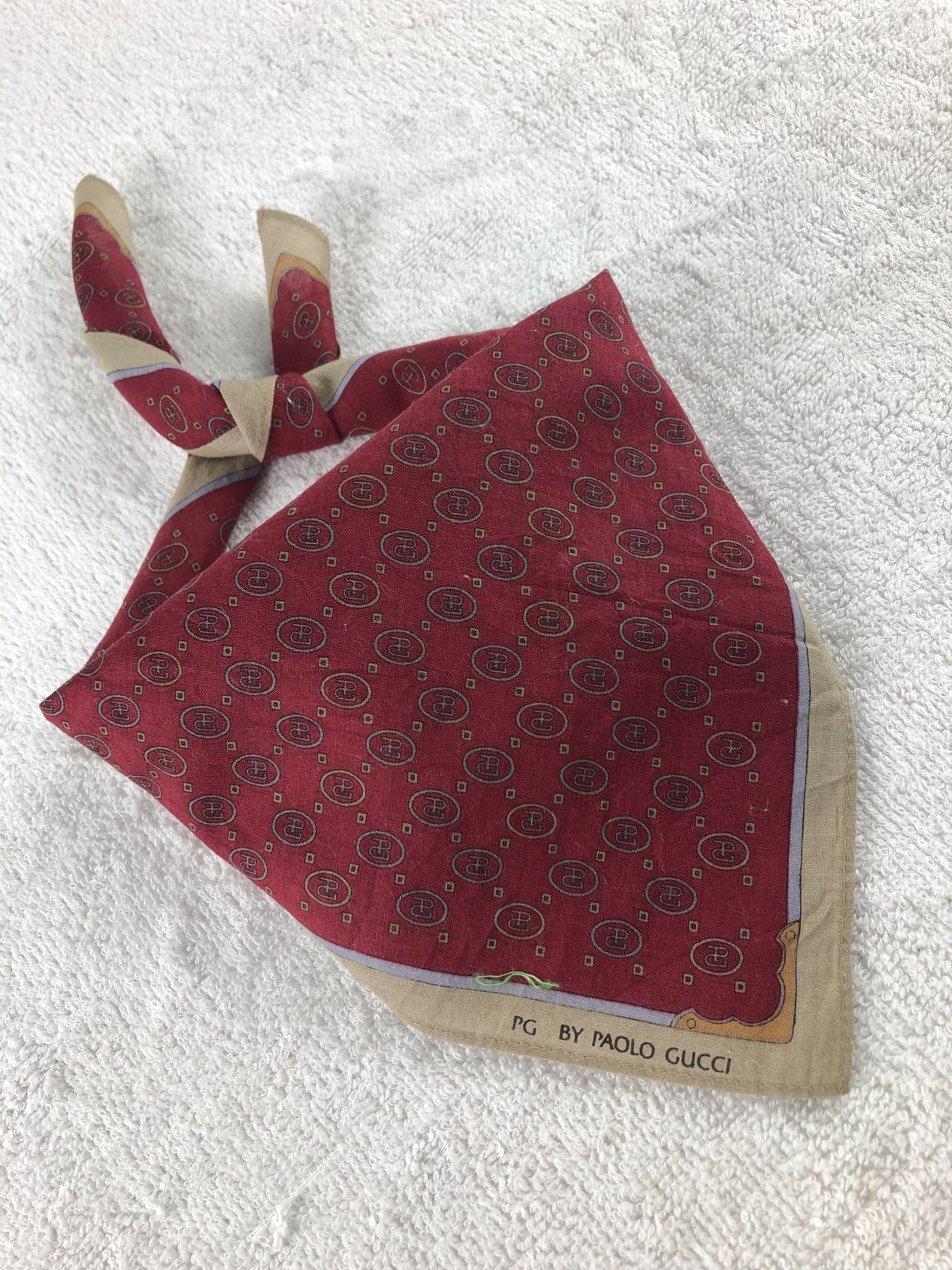 Paolo Gucci Paolo Gucci Handkerchief / Bandana / Neckerchief Size ONE SIZE - 1 Thumbnail