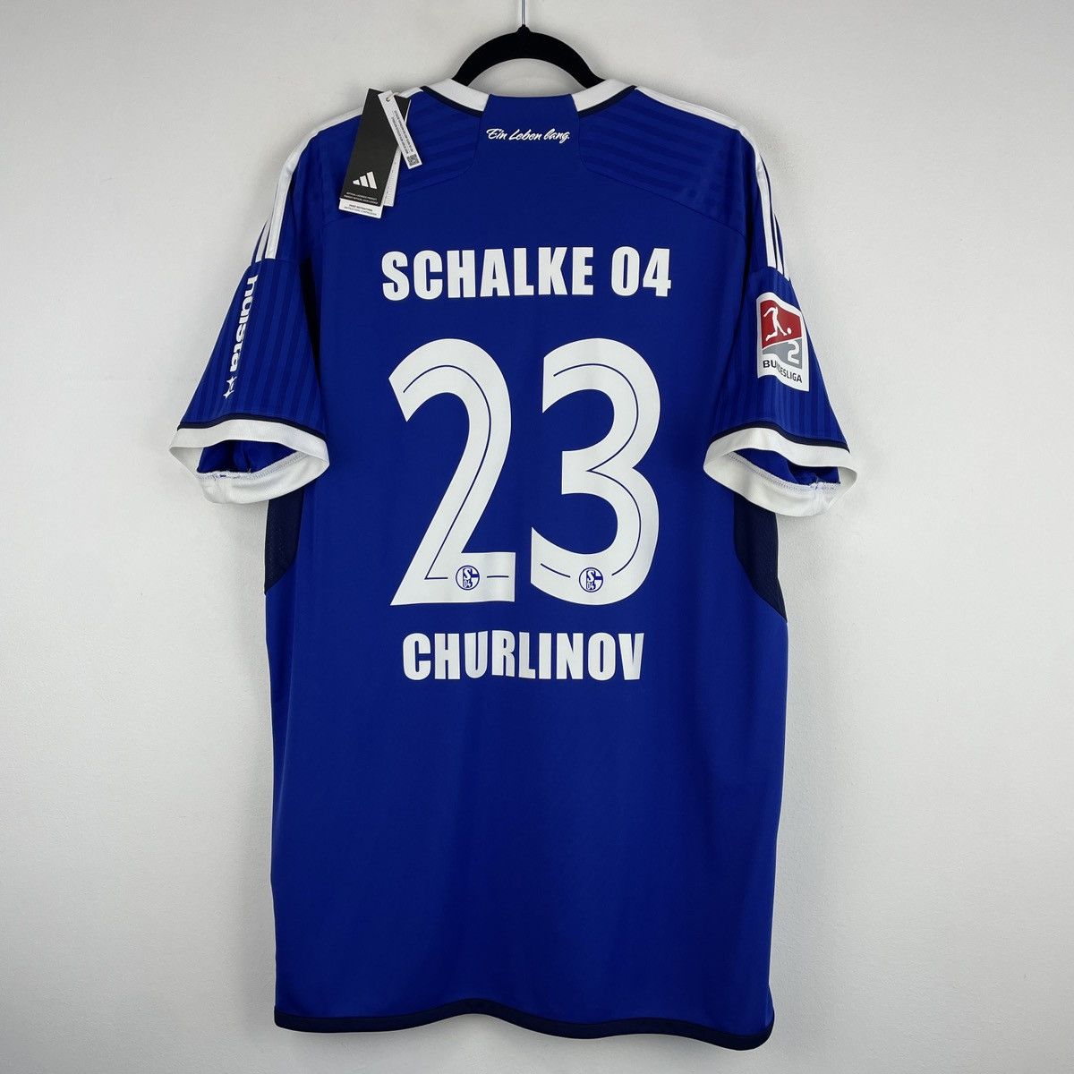 Adidas Schalke 04 Darko Churlinov Home Adidas Jersey 2023/2024 Size US XXL / EU 58 / 5 - 1 Thumbnail