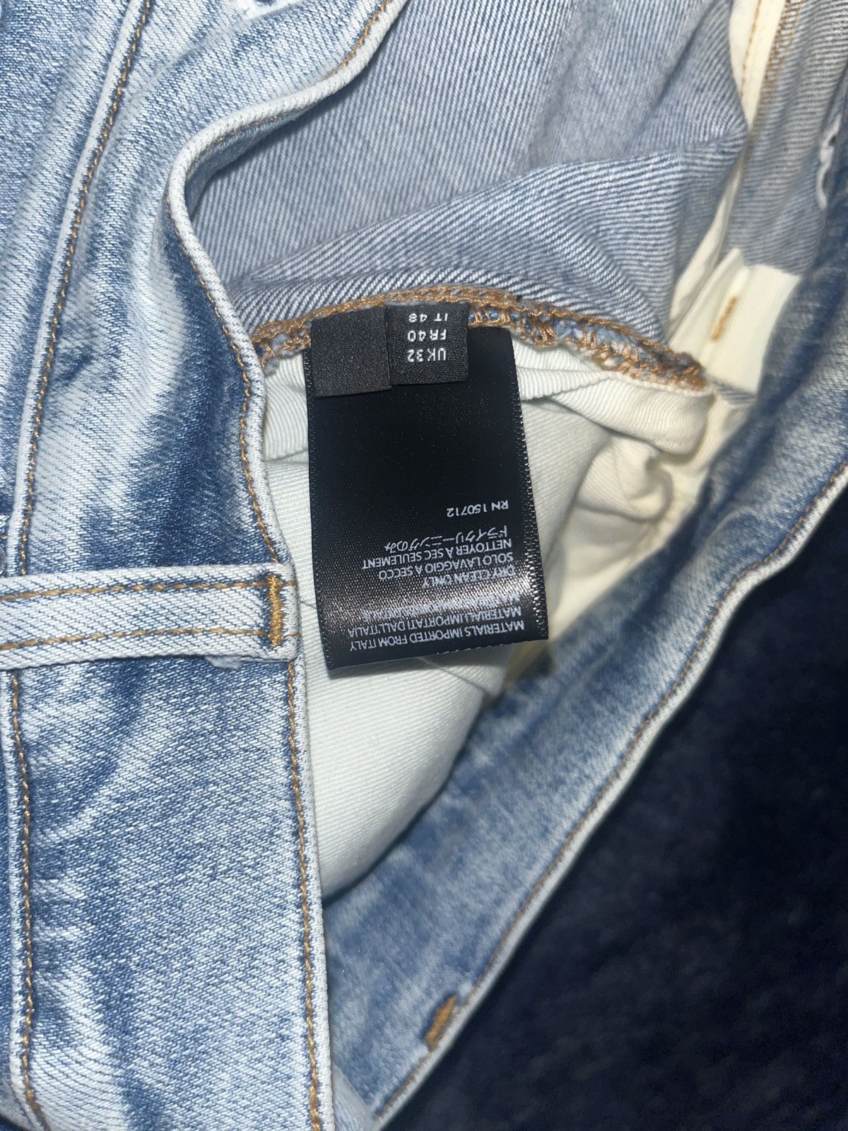 Amiri Amiri Embroidery Broken J (DM me to negotiate) Size US 32 / EU 48 - 7 Thumbnail