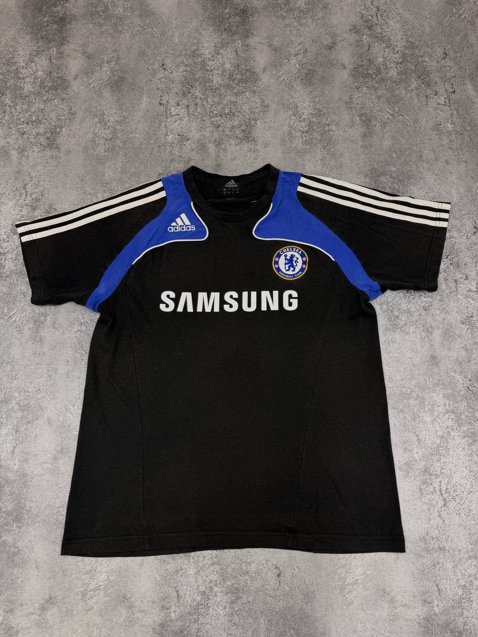 Adidas Adidas Chelsea FC Samsung Football Shirt Black Vintage Size US L / EU 52-54 / 3 - 1 Thumbnail
