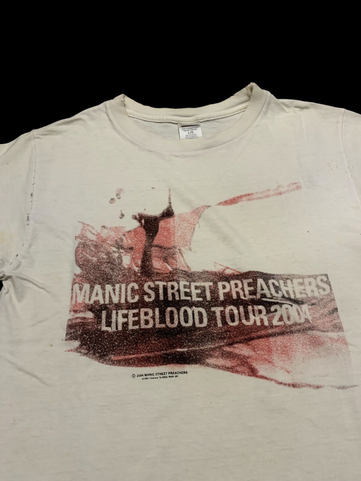 Band Tees Vintage Manic Street Preachers Lifeblood Tour 2004 Size US S / EU 44-46 / 1 - 6 Thumbnail