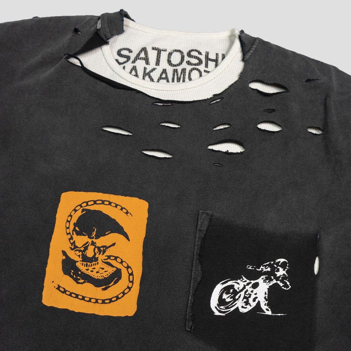 Satoshi Nakamoto Satoshi nakamoto double layered thermal t shirt Size US XL / EU 56 / 4 - 2 Thumbnail