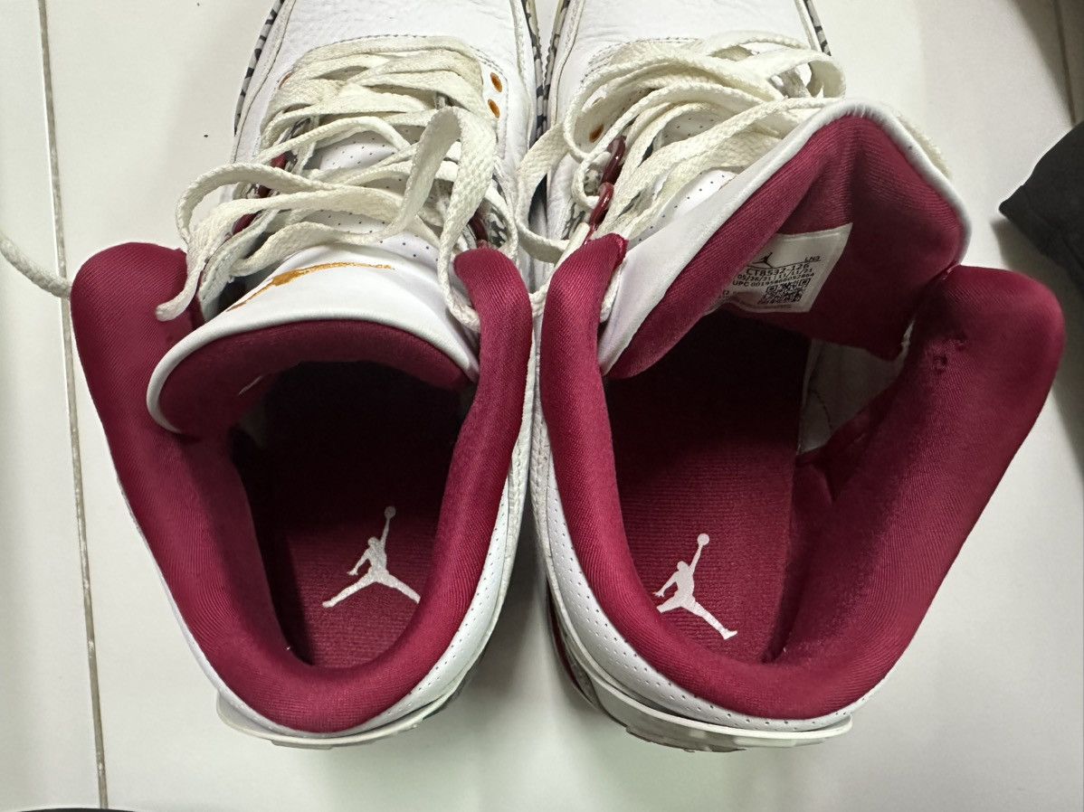 Jordan Brand × Nike Jordan 3 Retro Kardinal Red Size US 10 / EU 43 - 8 Thumbnail