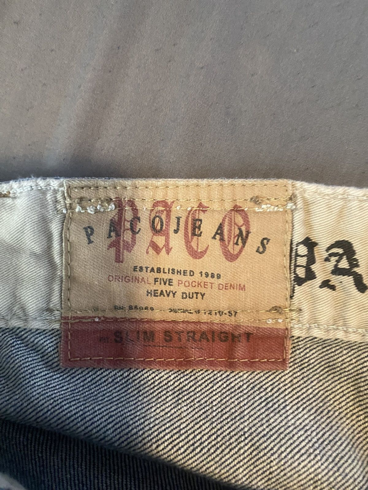Vintage Paco Jeans Size US 30 / EU 46 - 4 Thumbnail