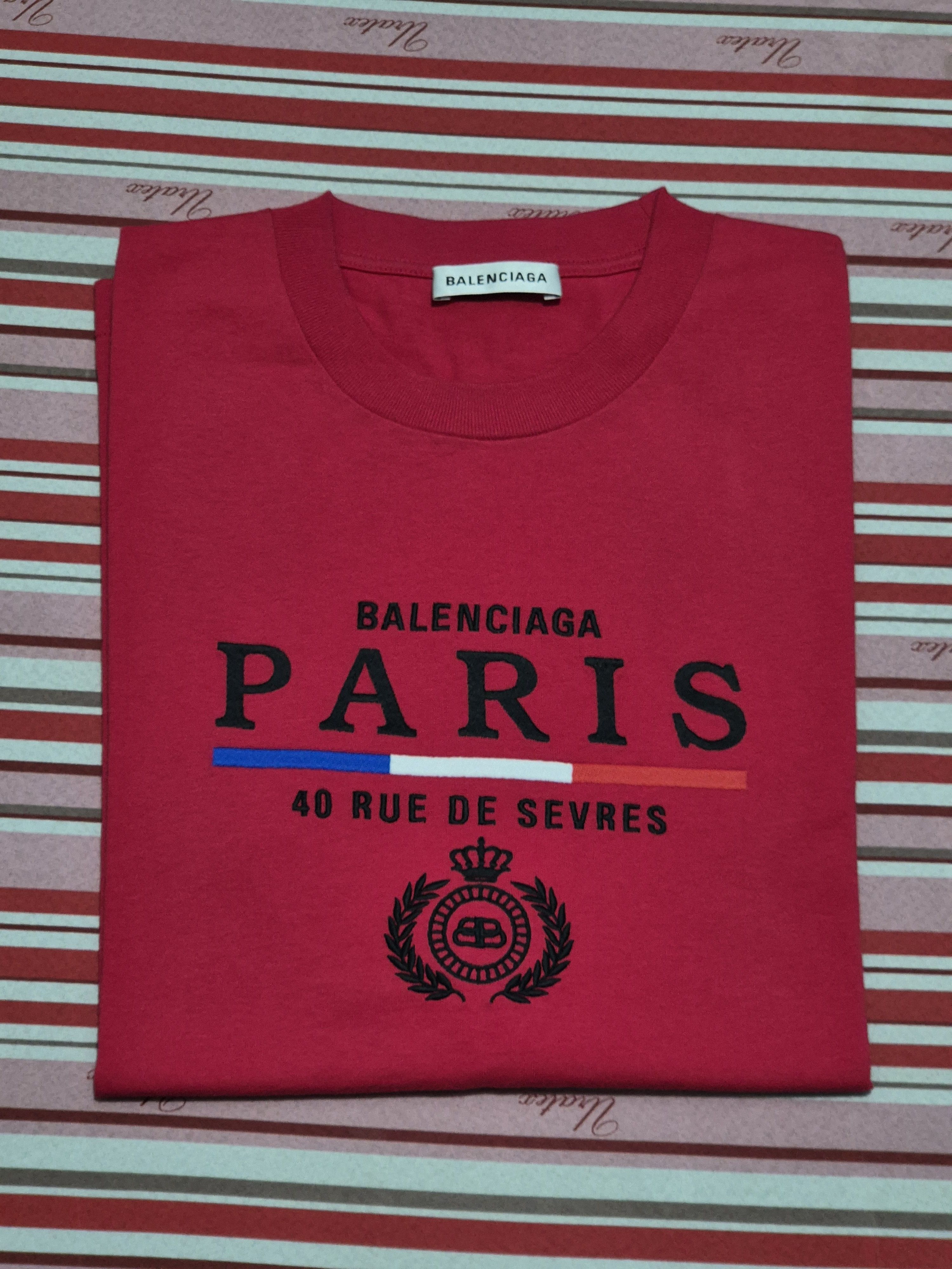 Balenciaga Balenciaga Rue De Sevres T-shirt Size US M / EU 48-50 / 2 - 7 Thumbnail
