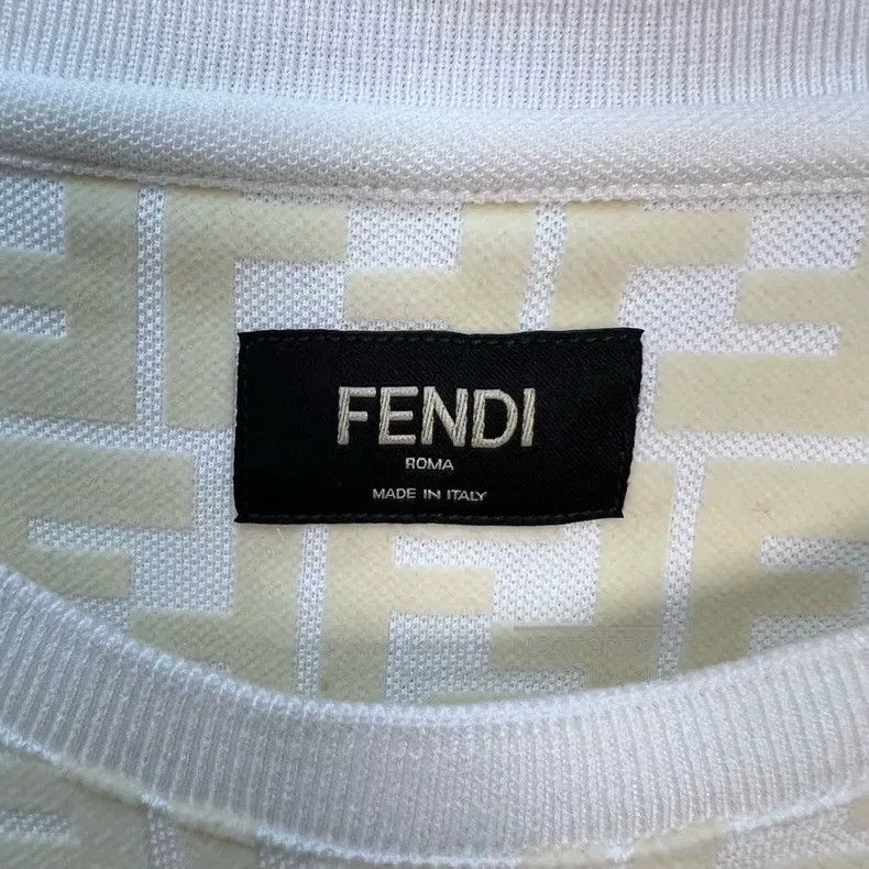 Fendi Fendi Double F Monogrammed Velvet Logo Short Sleeve Size US M / EU 48-50 / 2 - 3 Thumbnail