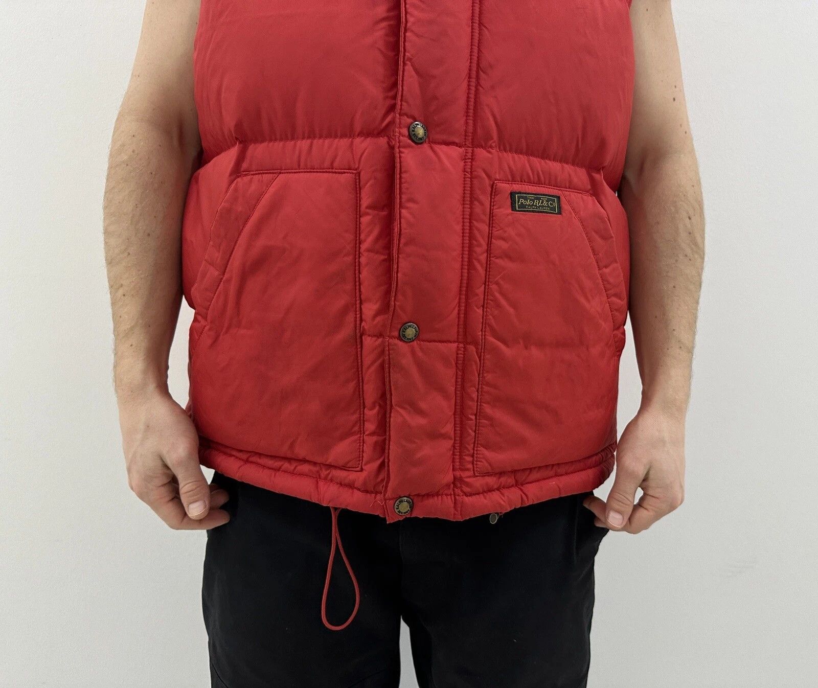 Polo Ralph Lauren Vintage Polo Ralph Lauren Down Puffer Vest Mens Red Size US L / EU 52-54 / 3 - 3 Thumbnail