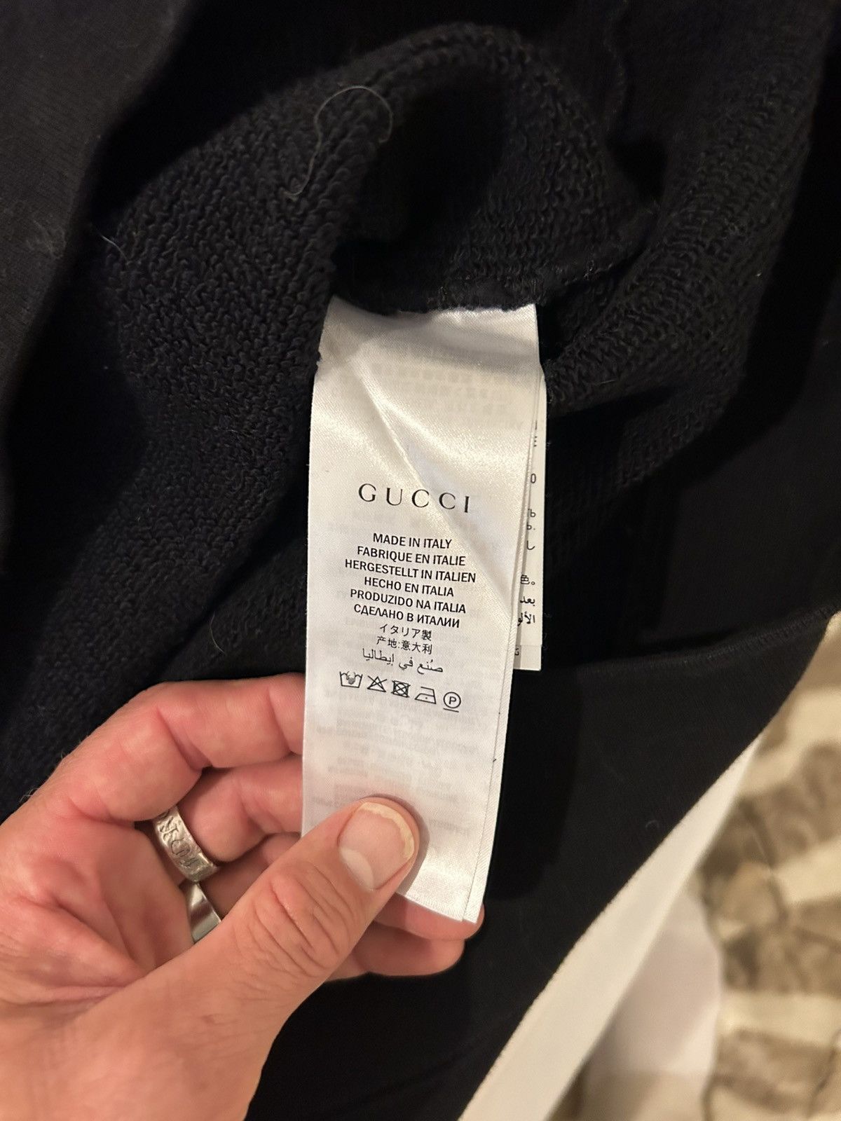 Gucci Black Gucci Blind for Love Crewneck Size US M / EU 48-50 / 2 - 6 Thumbnail
