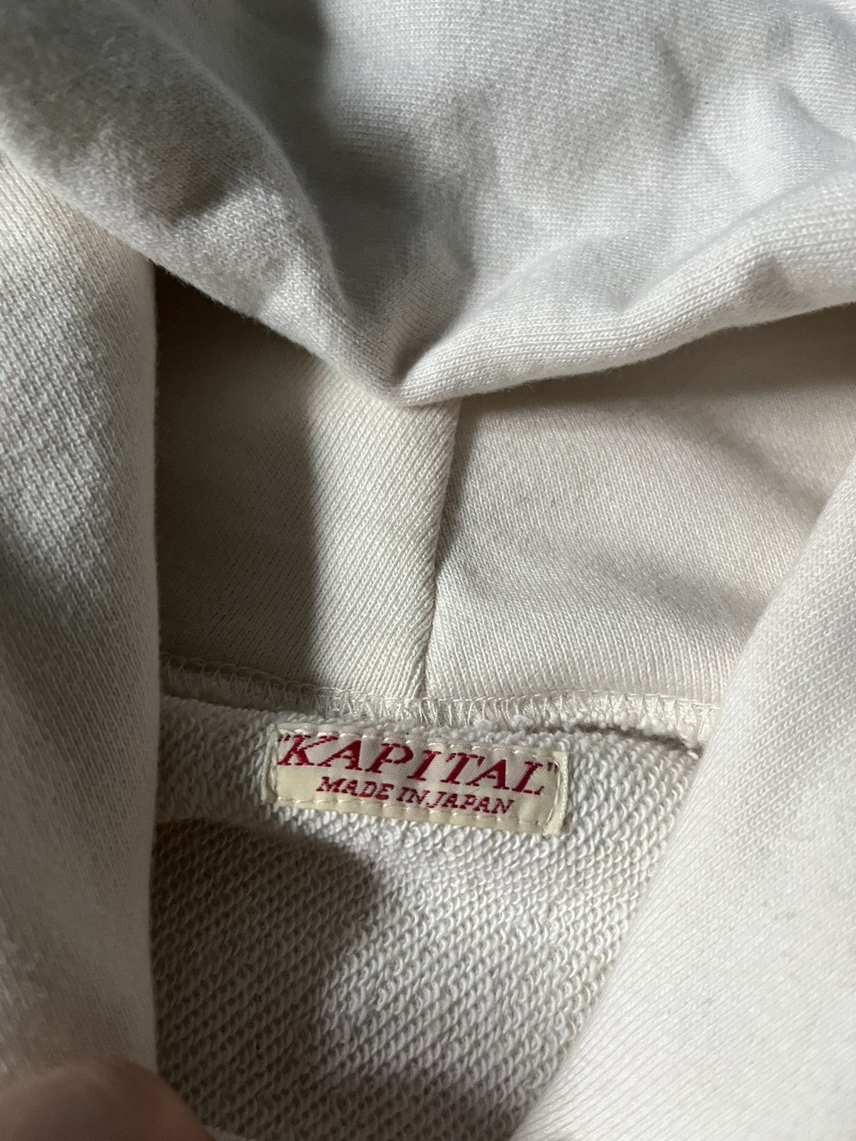 Kapital Kapital smiley rain face hoodie beige rare Size US S / EU 44-46 / 1 - 8 Thumbnail