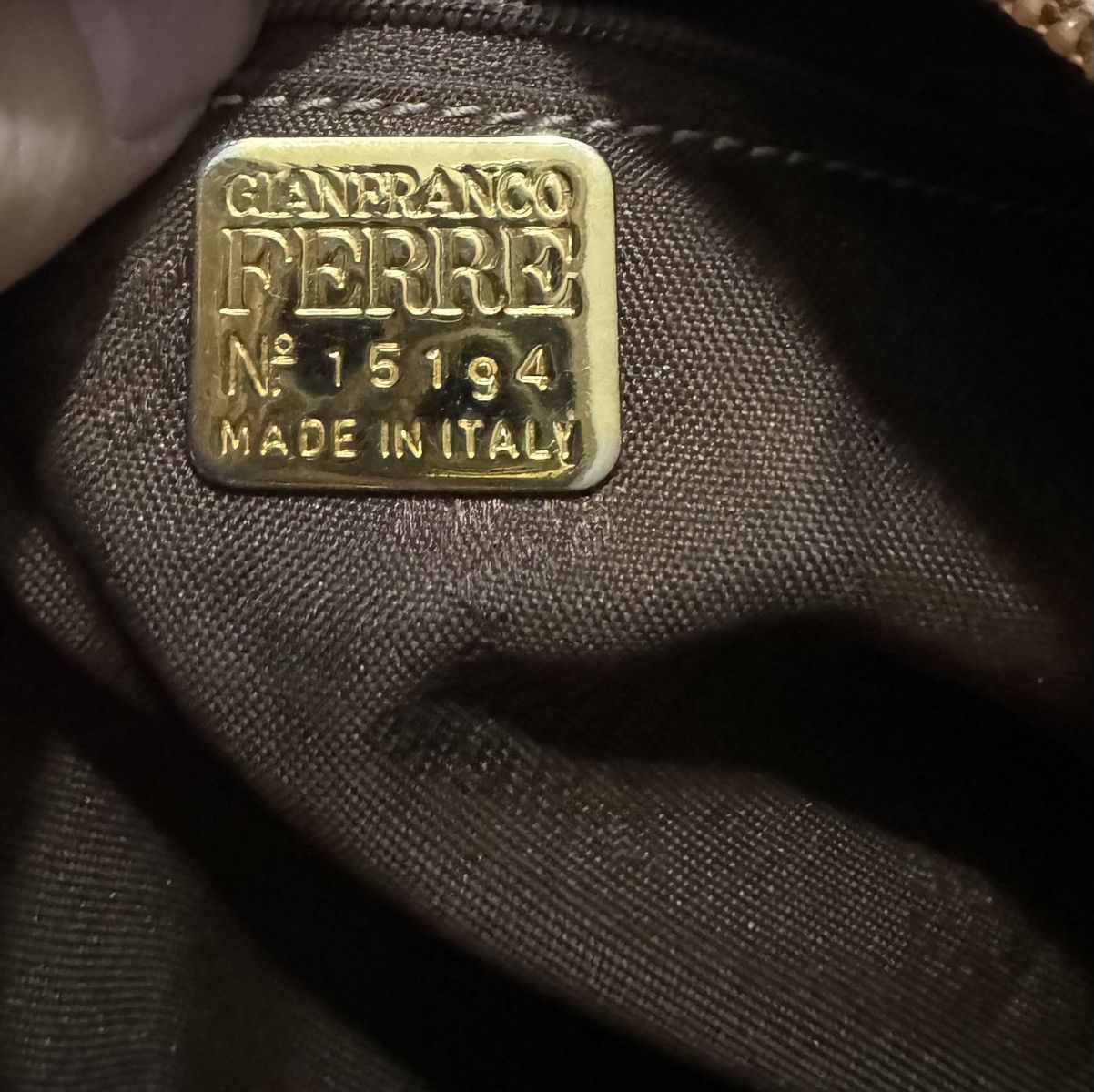 Gianfranco Ferre Gianfranco FERRE vintage 90s crossbody leather brown bag Size ONE SIZE - 3 Thumbnail