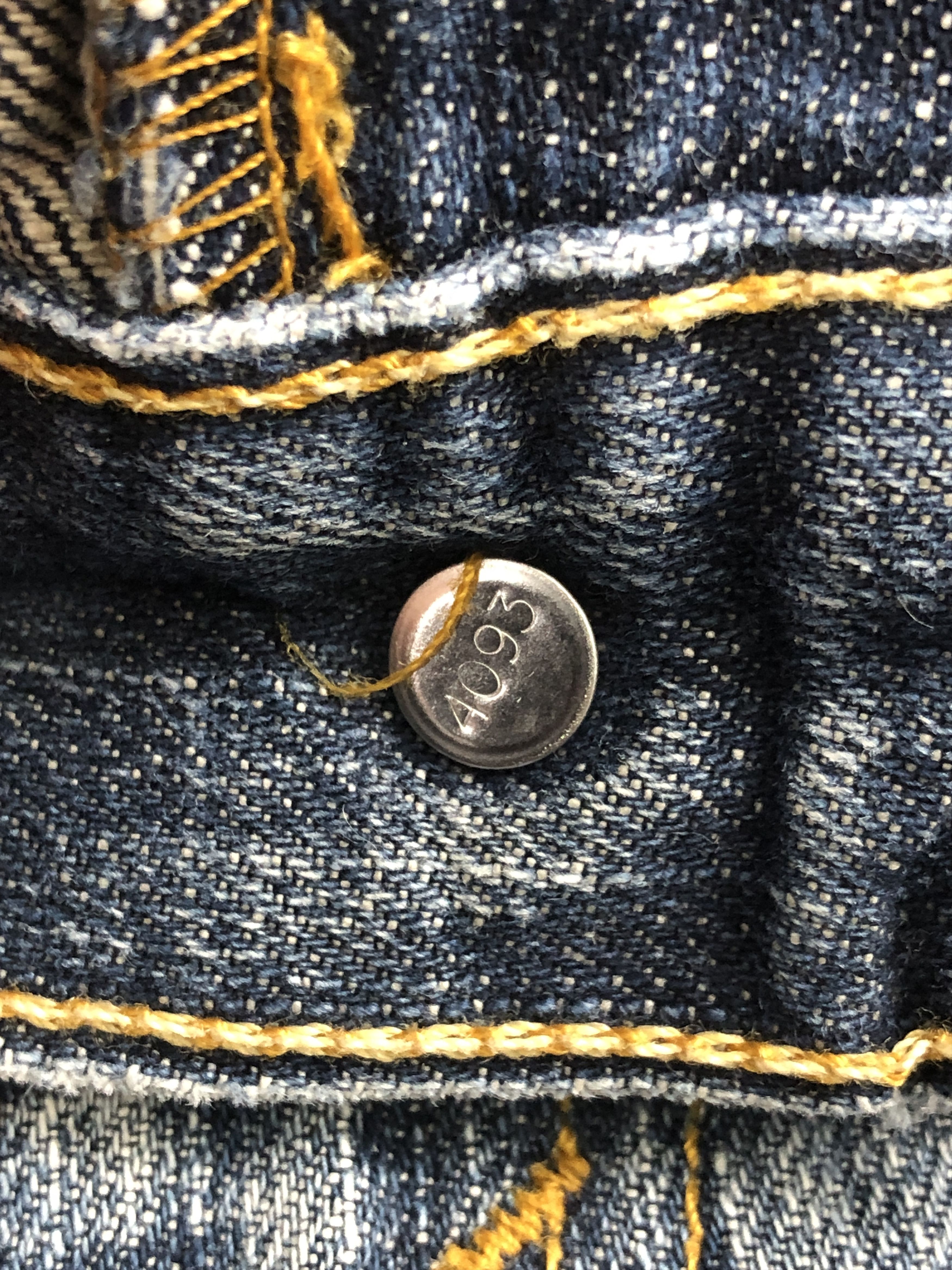 Levi's Vintage Levis 505 Patches Work Distressed Jeans DP2453 Size US 33 - 13 Thumbnail