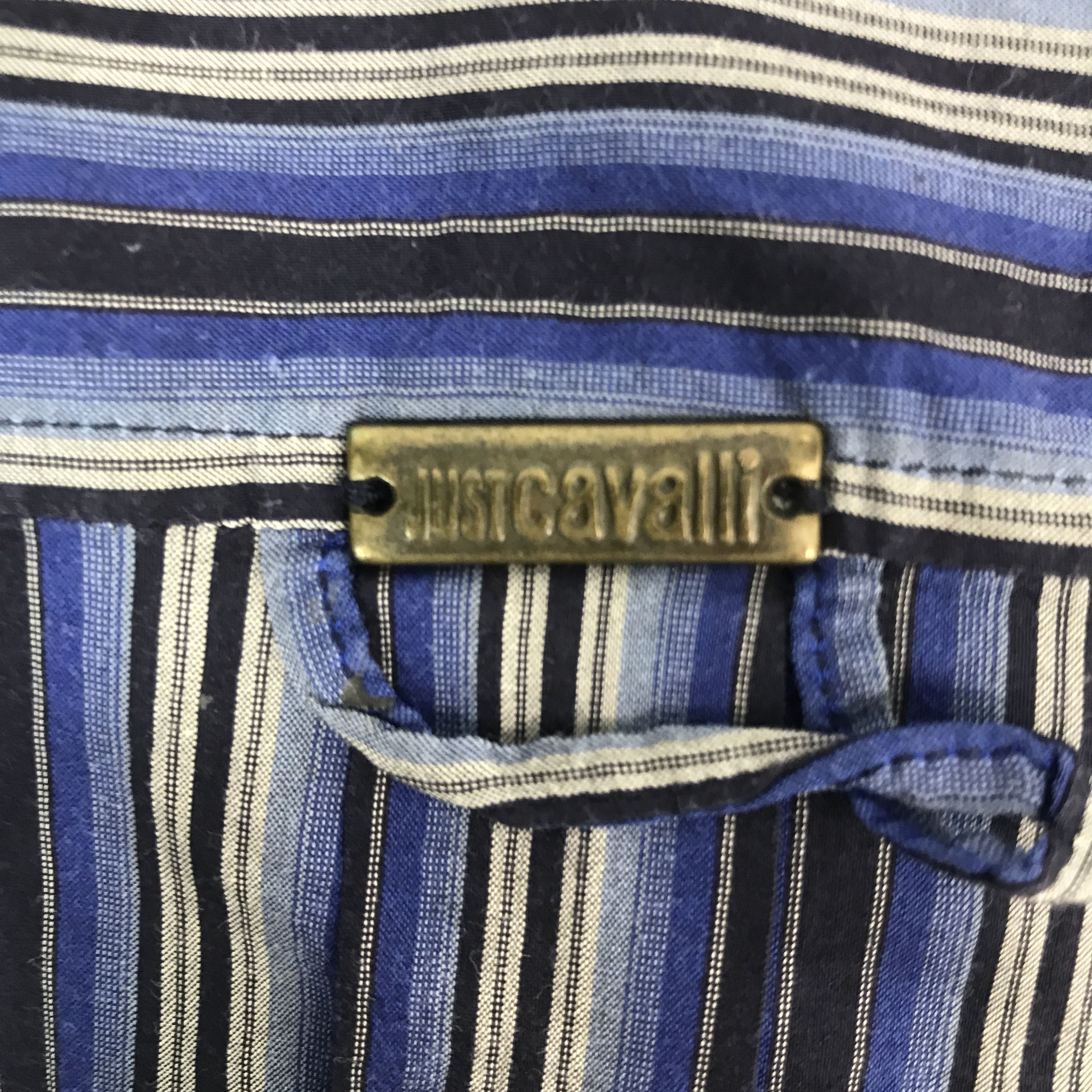Just Cavalli Vintage Just Cavalli Striped Button up shirt Size US L / EU 52-54 / 3 - 6 Thumbnail