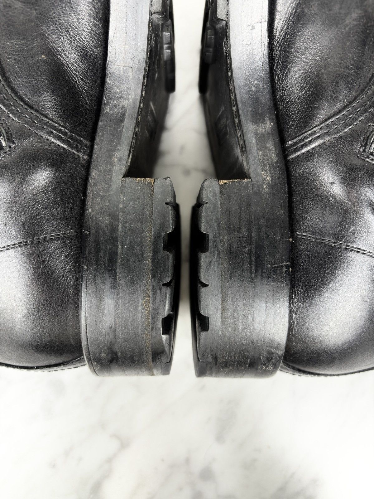 Hedi Slimane × Saint Laurent Paris FW15 Saint Laurent Paris Hedi Zipper Ranger Combat Boots Size US 8 / EU 41 - 7 Thumbnail