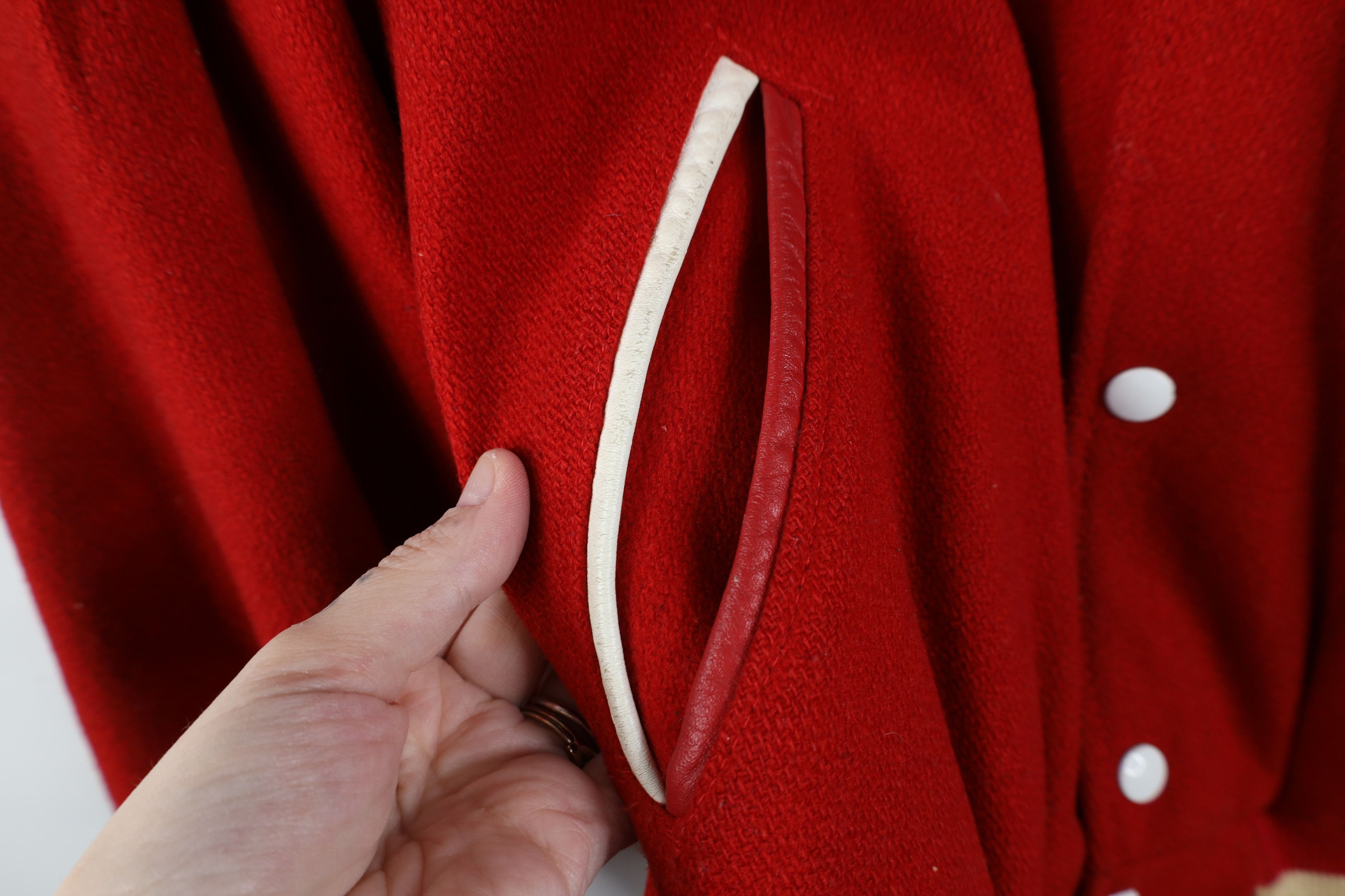 Vintage Vintage 70s Streetwear Stitch Varsity Letterman Jacket USA Size US M / EU 48-50 / 2 - 7 Thumbnail