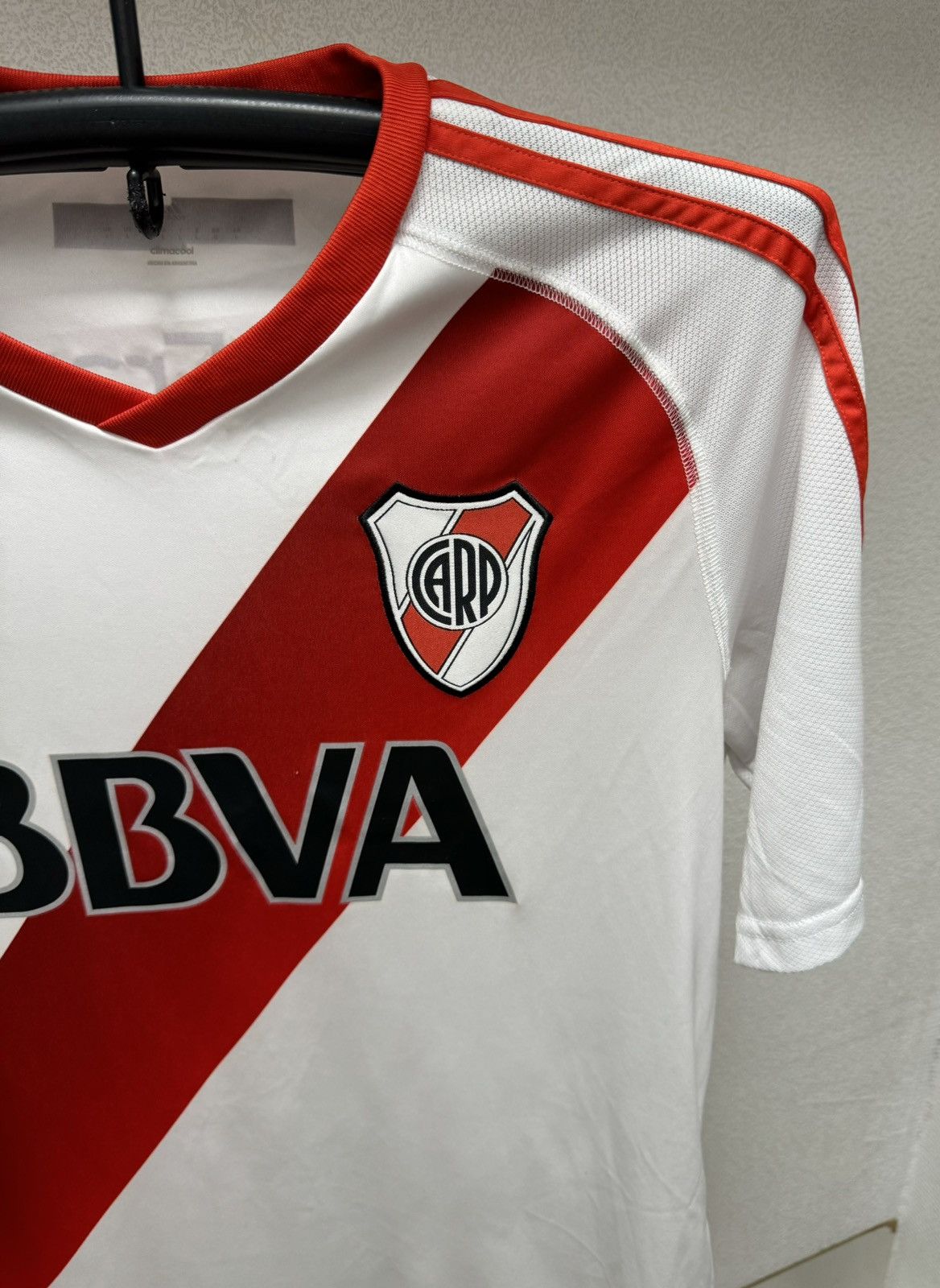Adidas River plate Argentina adidas soccer jersey 2016/17 L sz Size US L / EU 52-54 / 3 - 3 Thumbnail