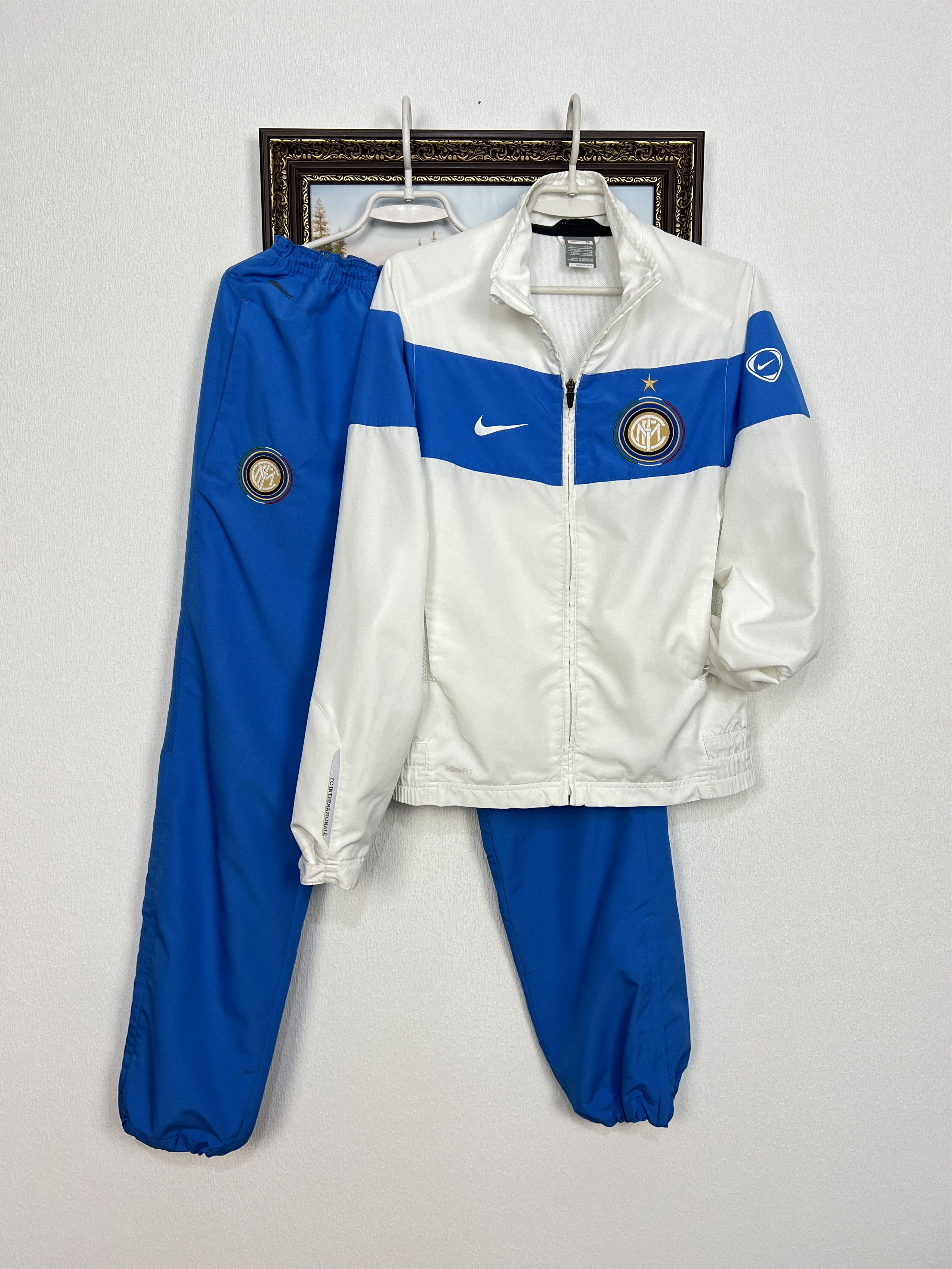Nike Inter Milan Football Suit Soccer Set Jacket Pants Rare Size US S / EU 44-46 / 1 - 1 Thumbnail
