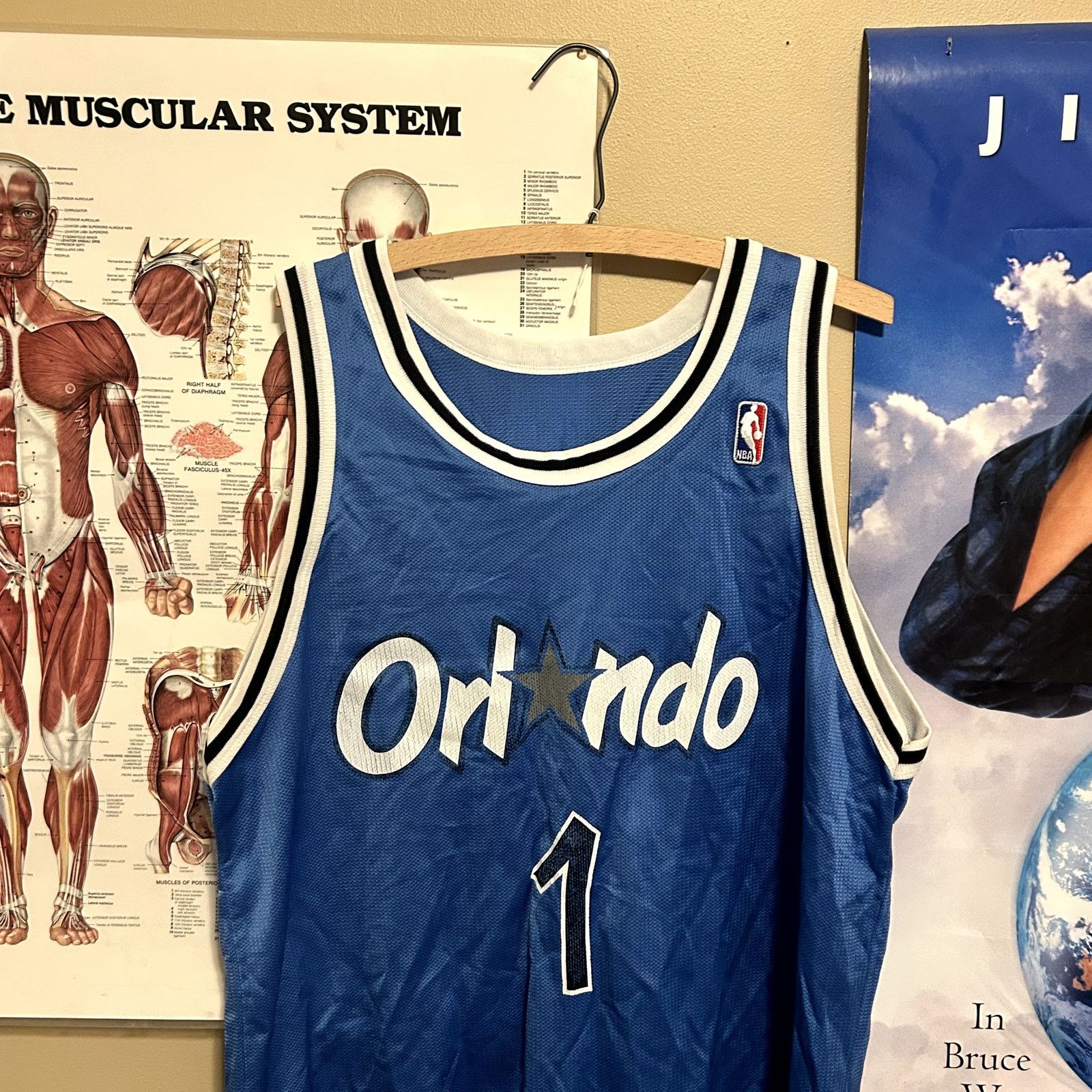 Champion 90s Orlando Magic Penny Hardaway Champion jersey Size US L / EU 52-54 / 3 - 3 Thumbnail
