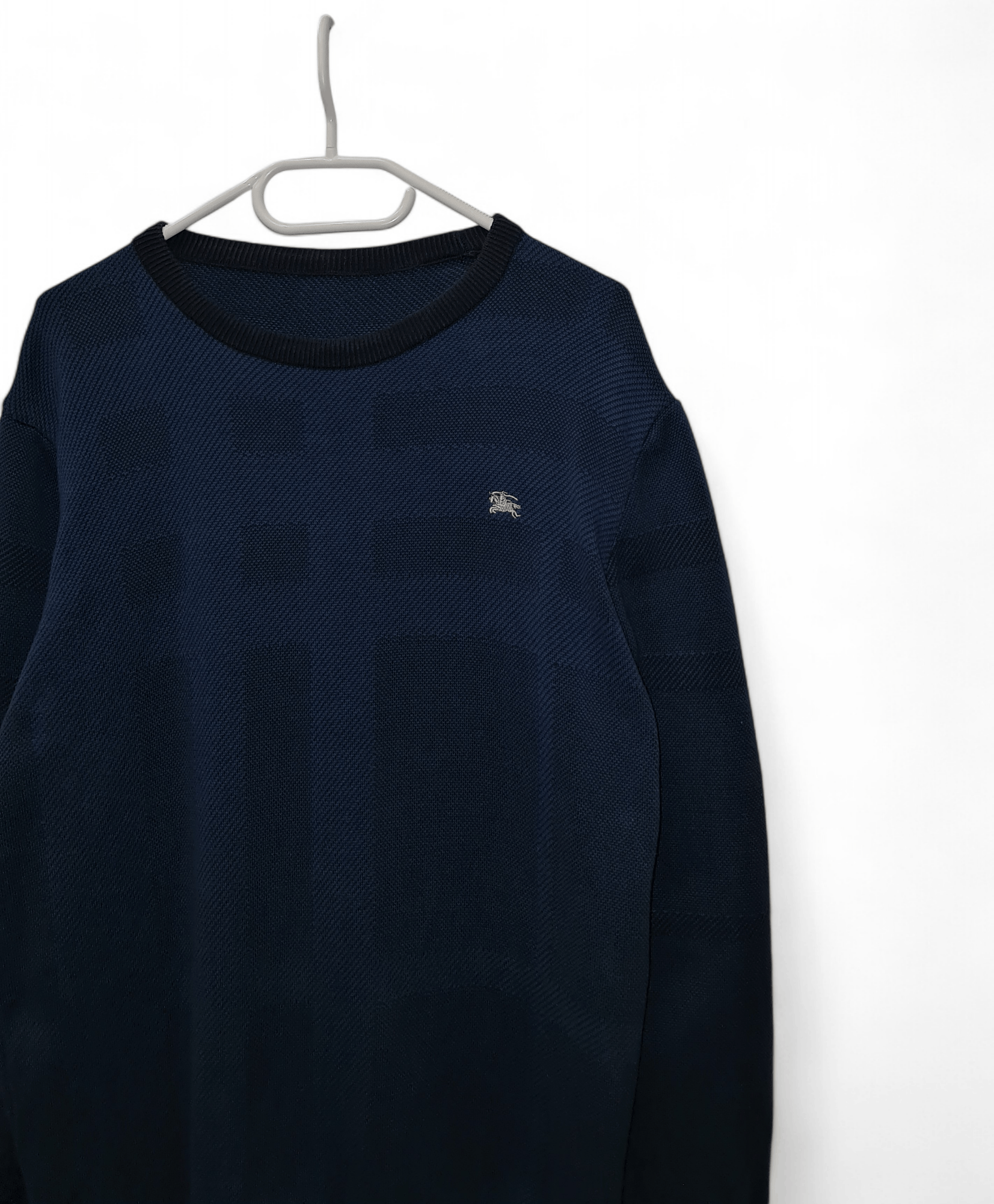 Burberry Burberry Blue Check Nova Crewneck sweater Size US L / EU 52-54 / 3 - 3 Thumbnail