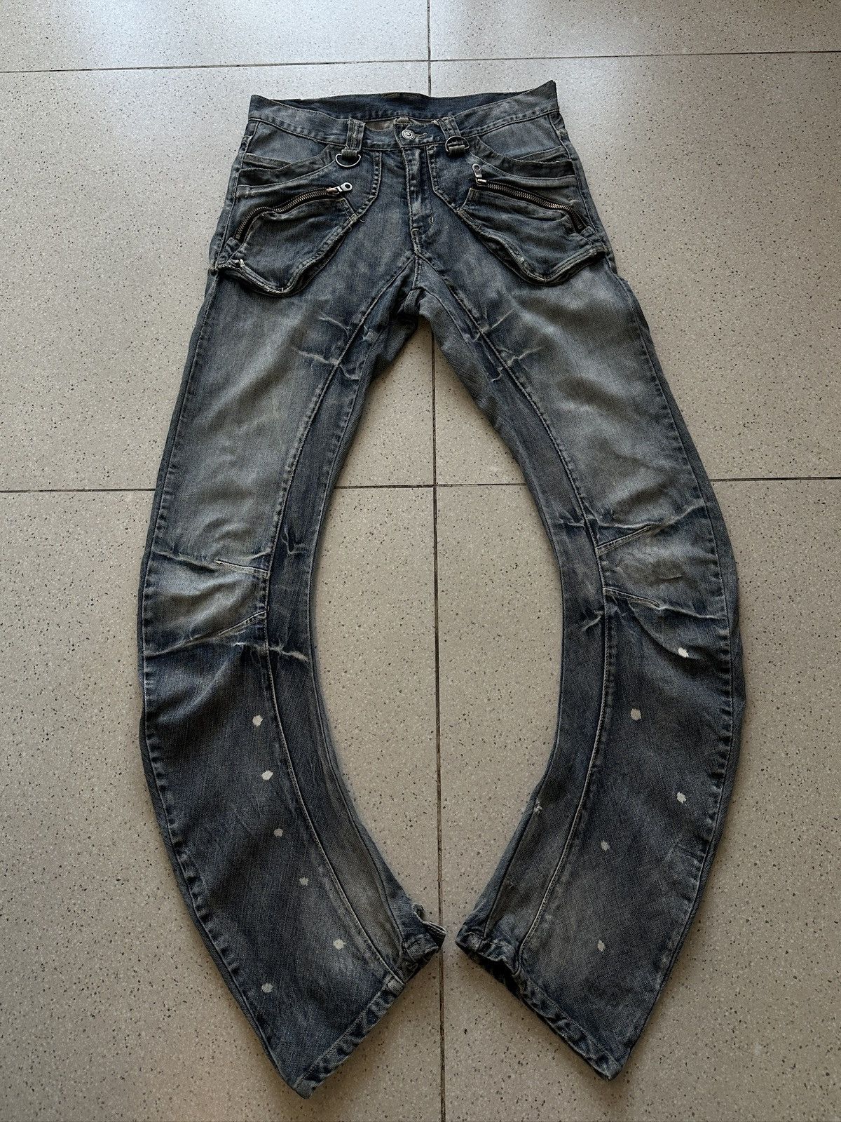 PPFM PPFM 90s Banana Curve Cut Denim Pants Size US 32 / EU 48 - 7 Thumbnail