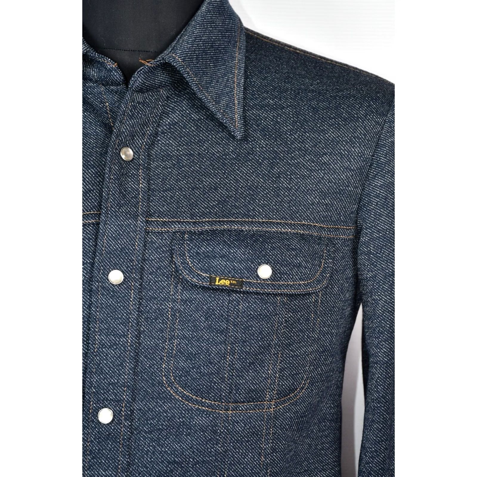 Lee Lee Denim Jacket Vintage 1970S USA Made M Blue Mens Jacket Size US M / EU 48-50 / 2 - 7 Thumbnail